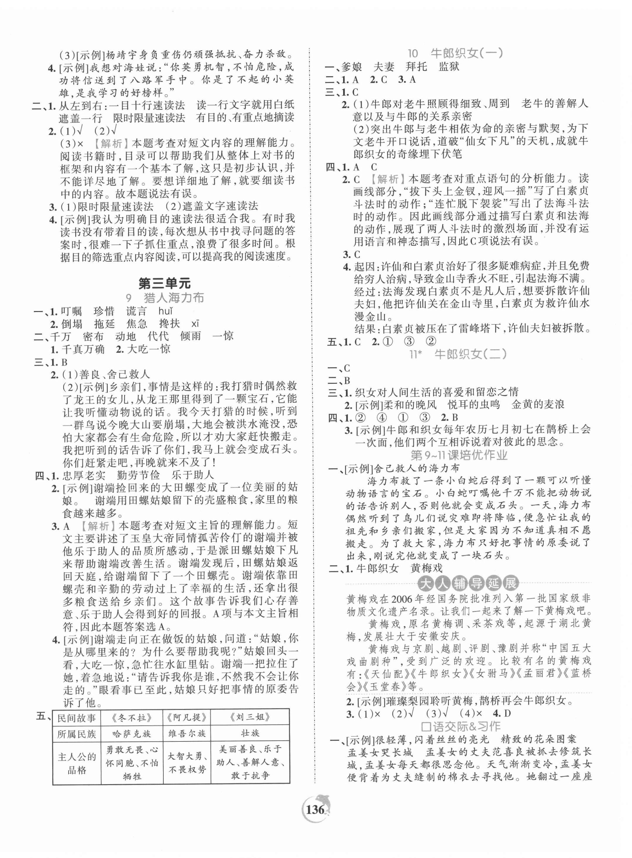 2021年王朝霞德才兼备作业创新设计五年级语文上册人教版 第4页