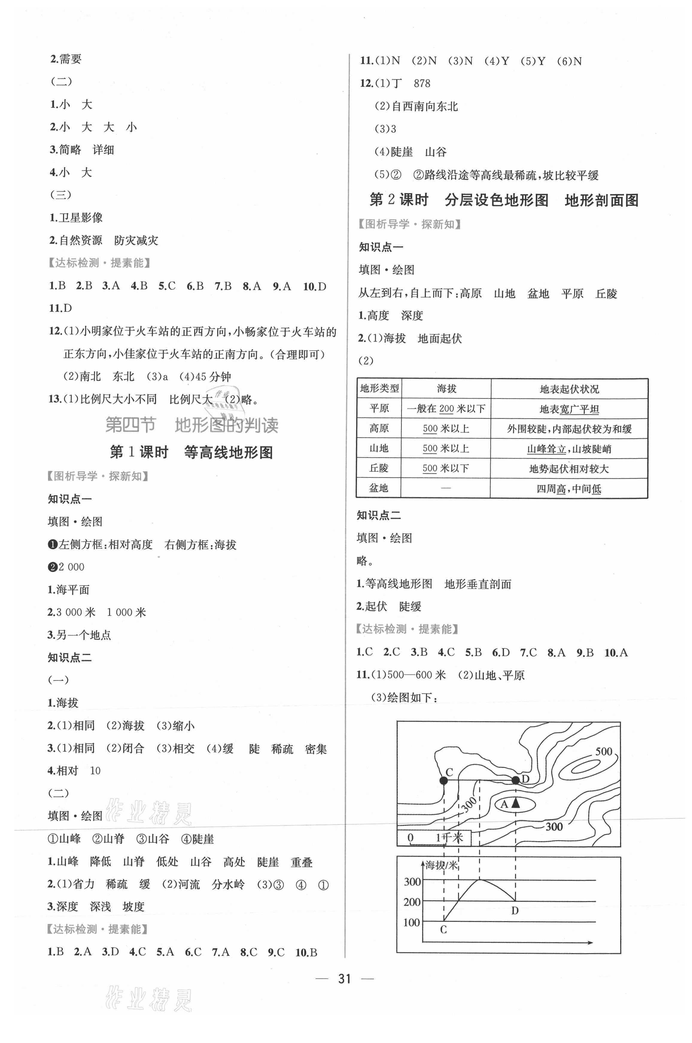 2021年同步導(dǎo)學(xué)案課時(shí)練七年級(jí)地理上冊(cè)人教版 第3頁