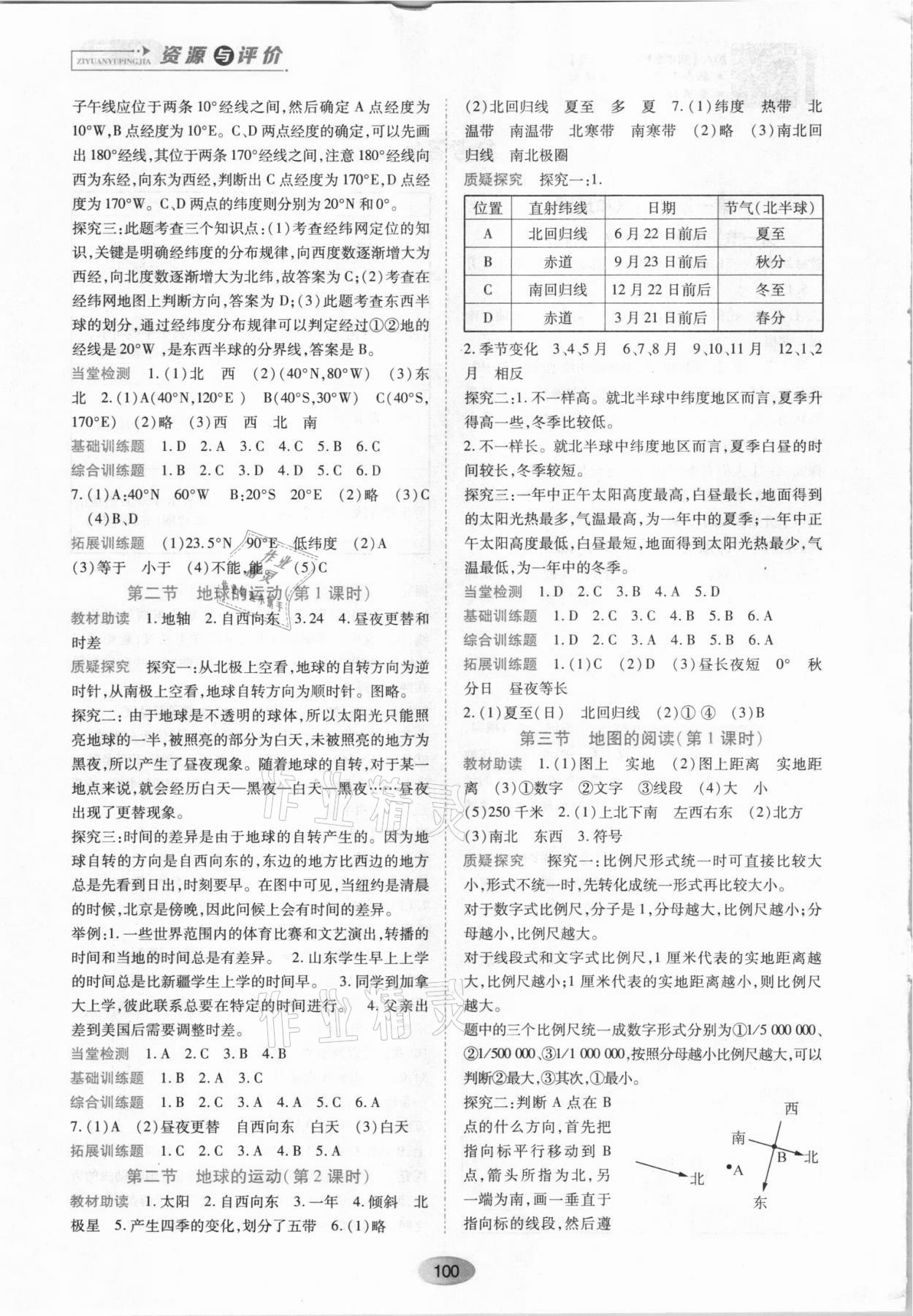 2021年資源與評價黑龍江教育出版社七年級地理上冊人教版大慶專版 第2頁