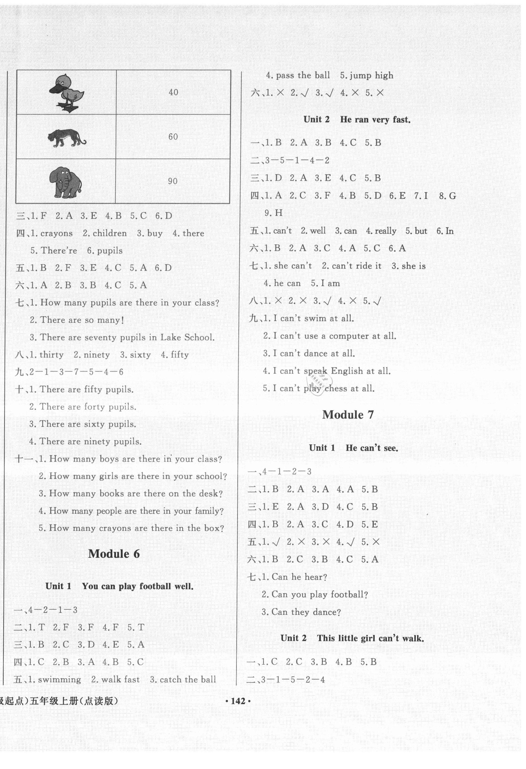 2021年陽光課堂外語教學與研究出版社五年級英語上冊外研版點讀版 第4頁