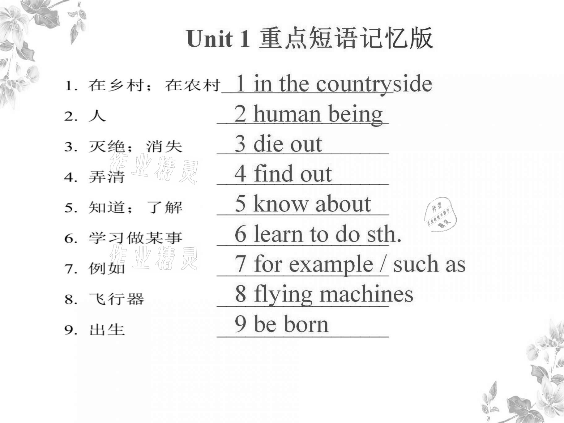 2021年基礎(chǔ)知識(shí)同步訓(xùn)練10分鐘八年級(jí)英語(yǔ)上冊(cè)滬教版深圳專(zhuān)版 參考答案第4頁(yè)