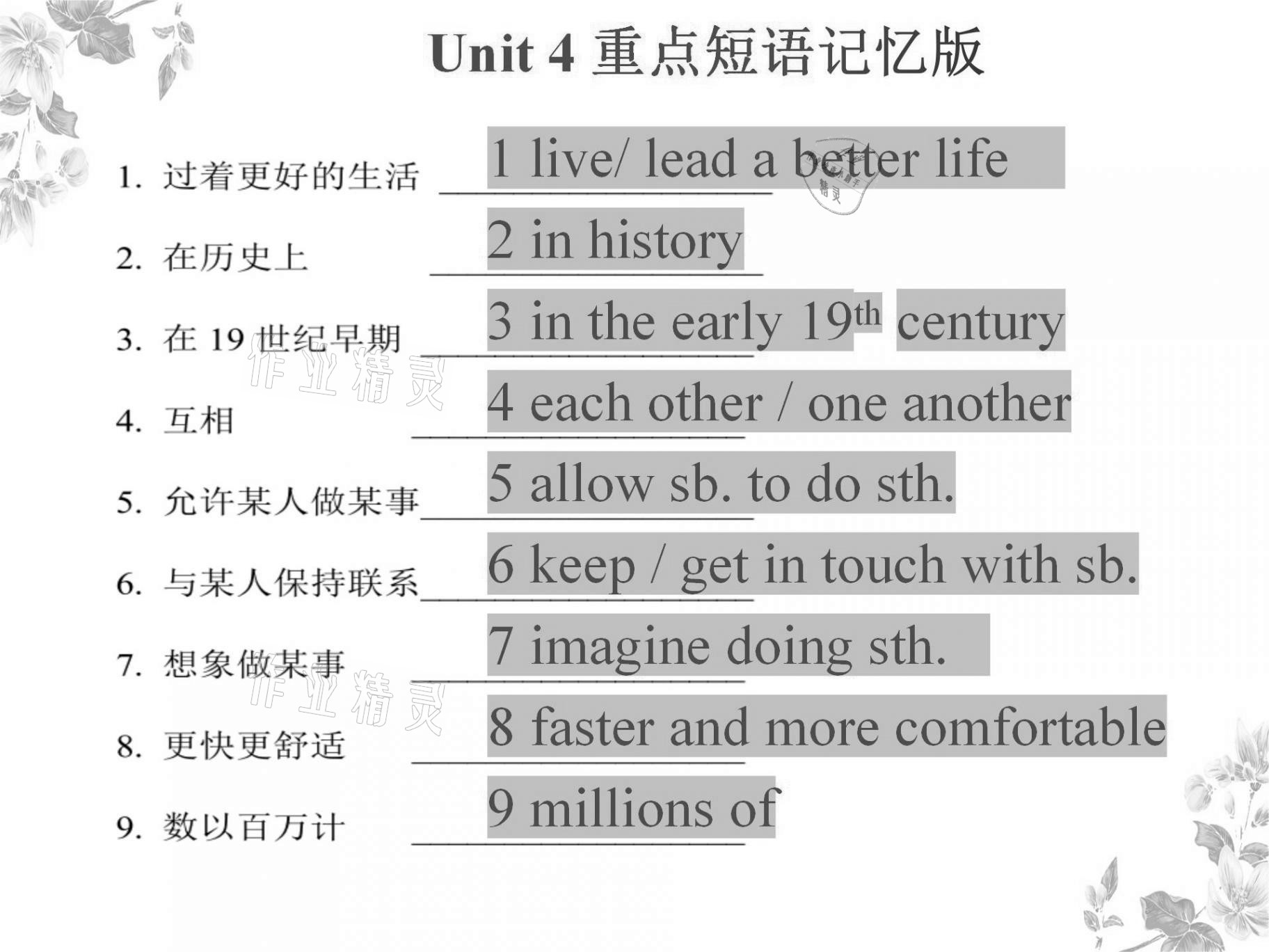 2021年基礎(chǔ)知識(shí)同步訓(xùn)練10分鐘八年級(jí)英語上冊滬教版深圳專版 參考答案第16頁