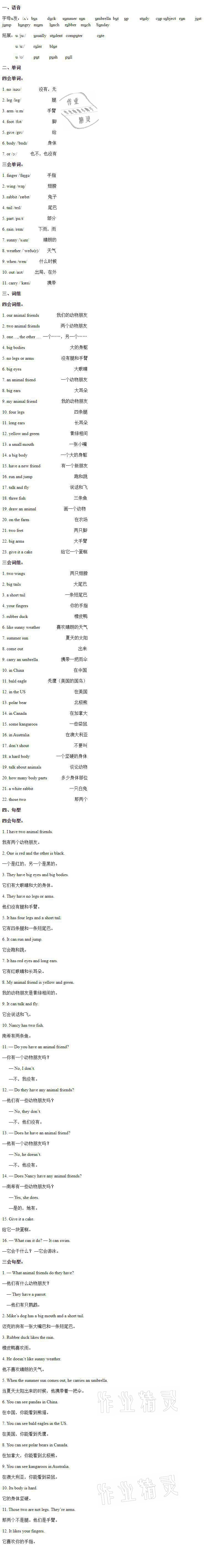2021年蘇學(xué)精品五年級英語上冊 參考答案第15頁