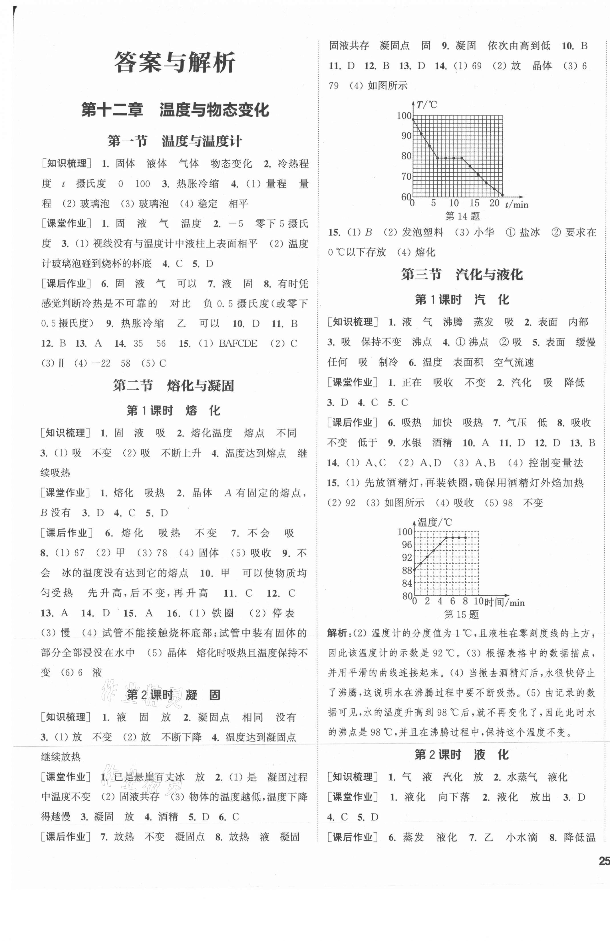 2021年通城學(xué)典課時(shí)作業(yè)本九年級(jí)物理全一冊(cè)滬科版 第1頁