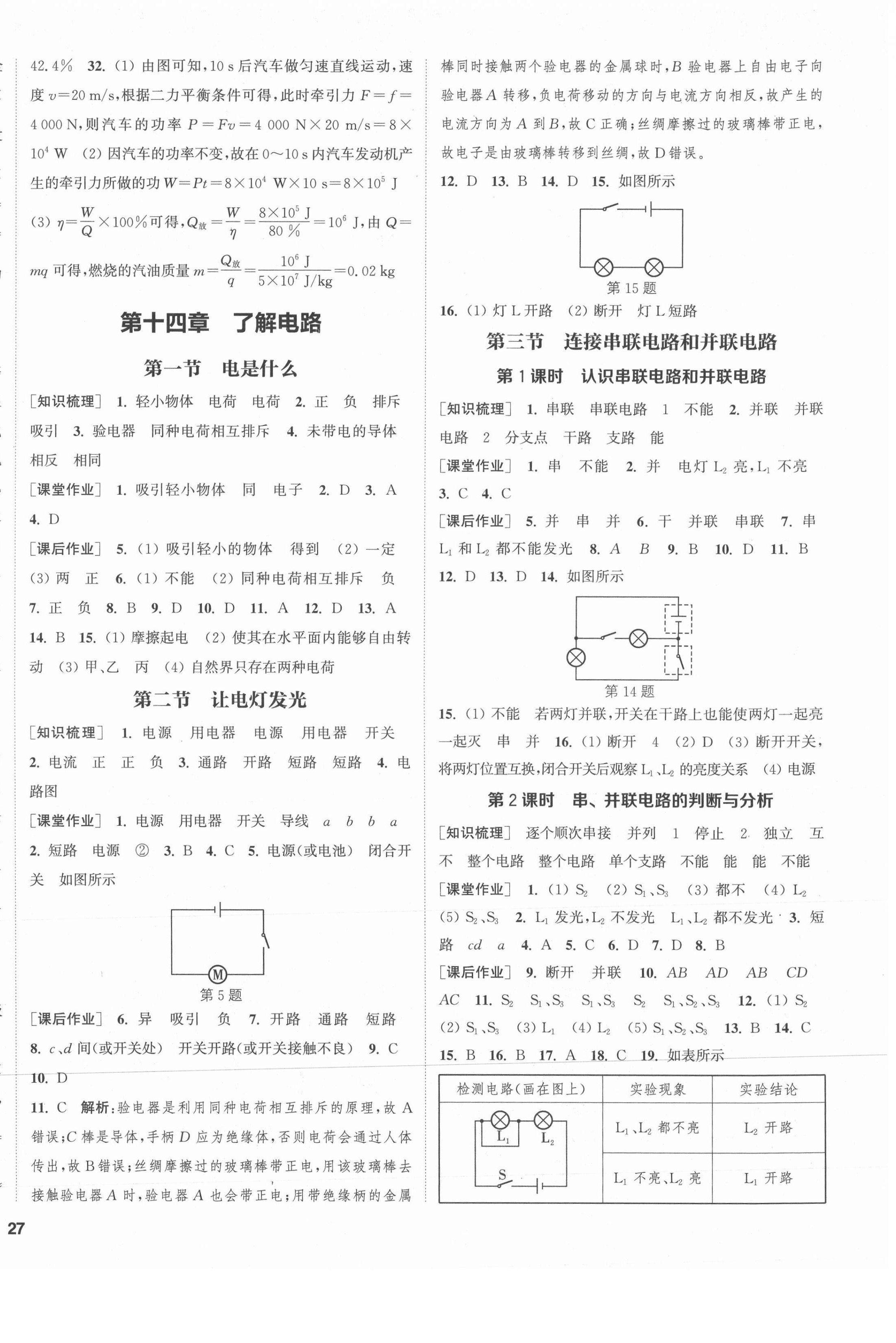 2021年通城學(xué)典課時(shí)作業(yè)本九年級物理全一冊滬科版 第6頁