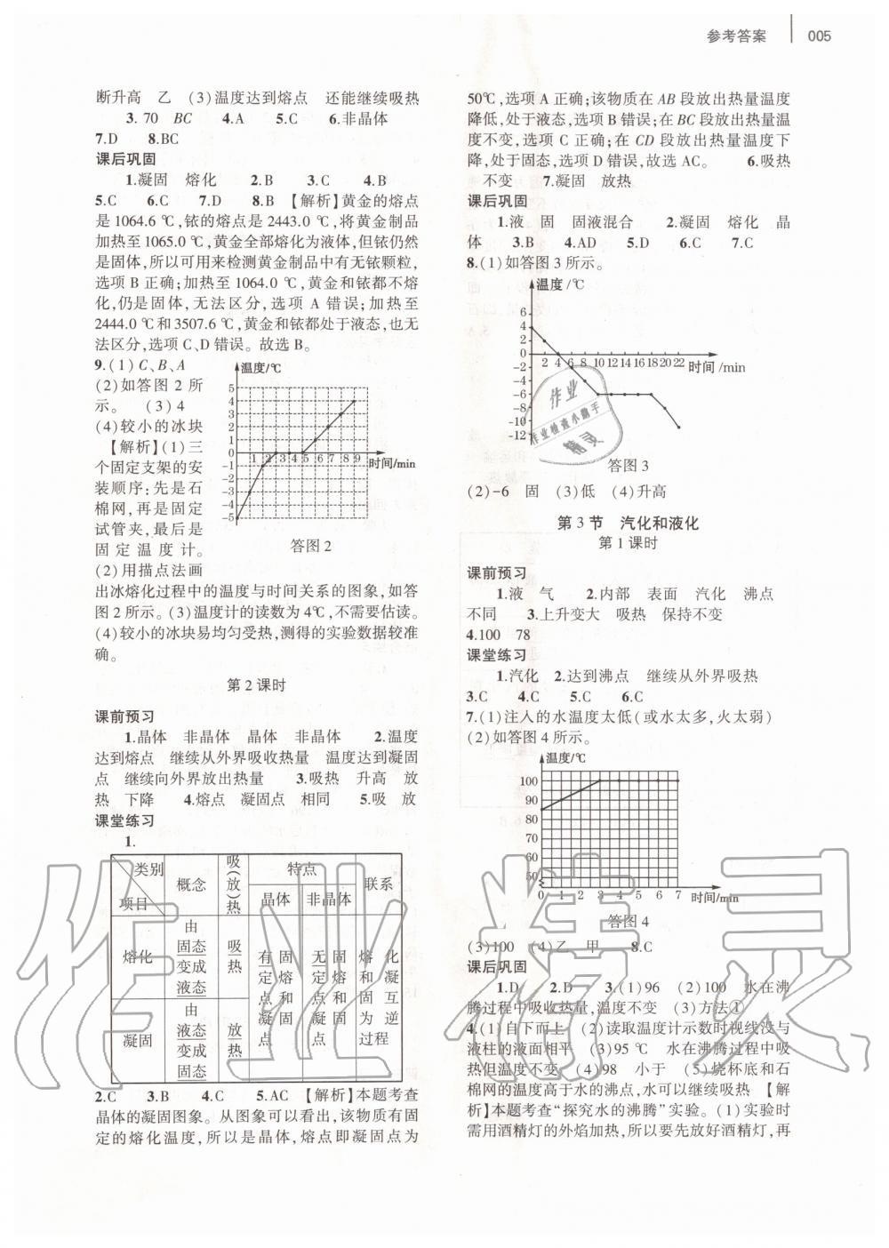 2021年基礎(chǔ)訓(xùn)練大象出版社八年級物理上冊人教版 參考答案第5頁