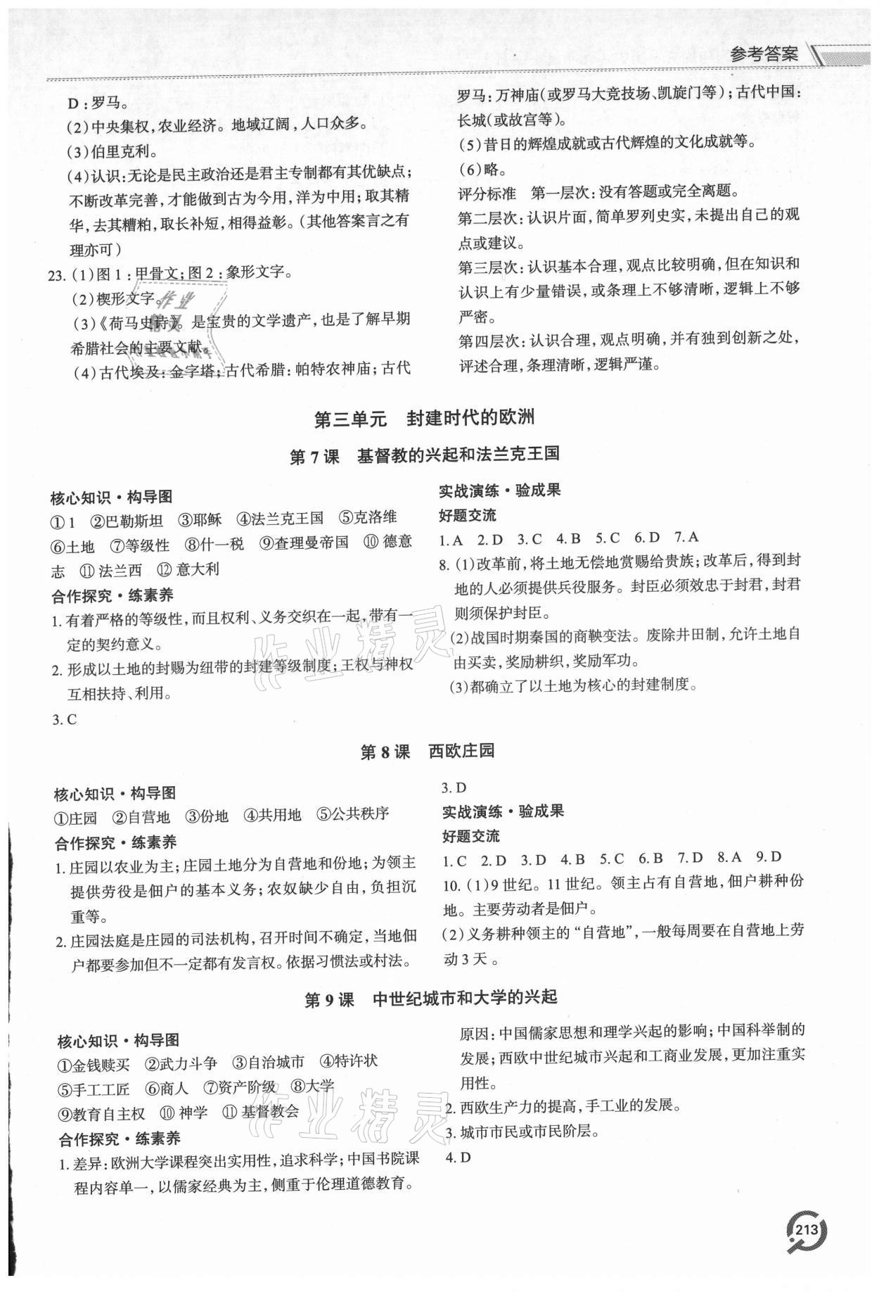 2021年新課堂學(xué)習(xí)與探究九年級(jí)歷史全一冊(cè)人教版 第3頁