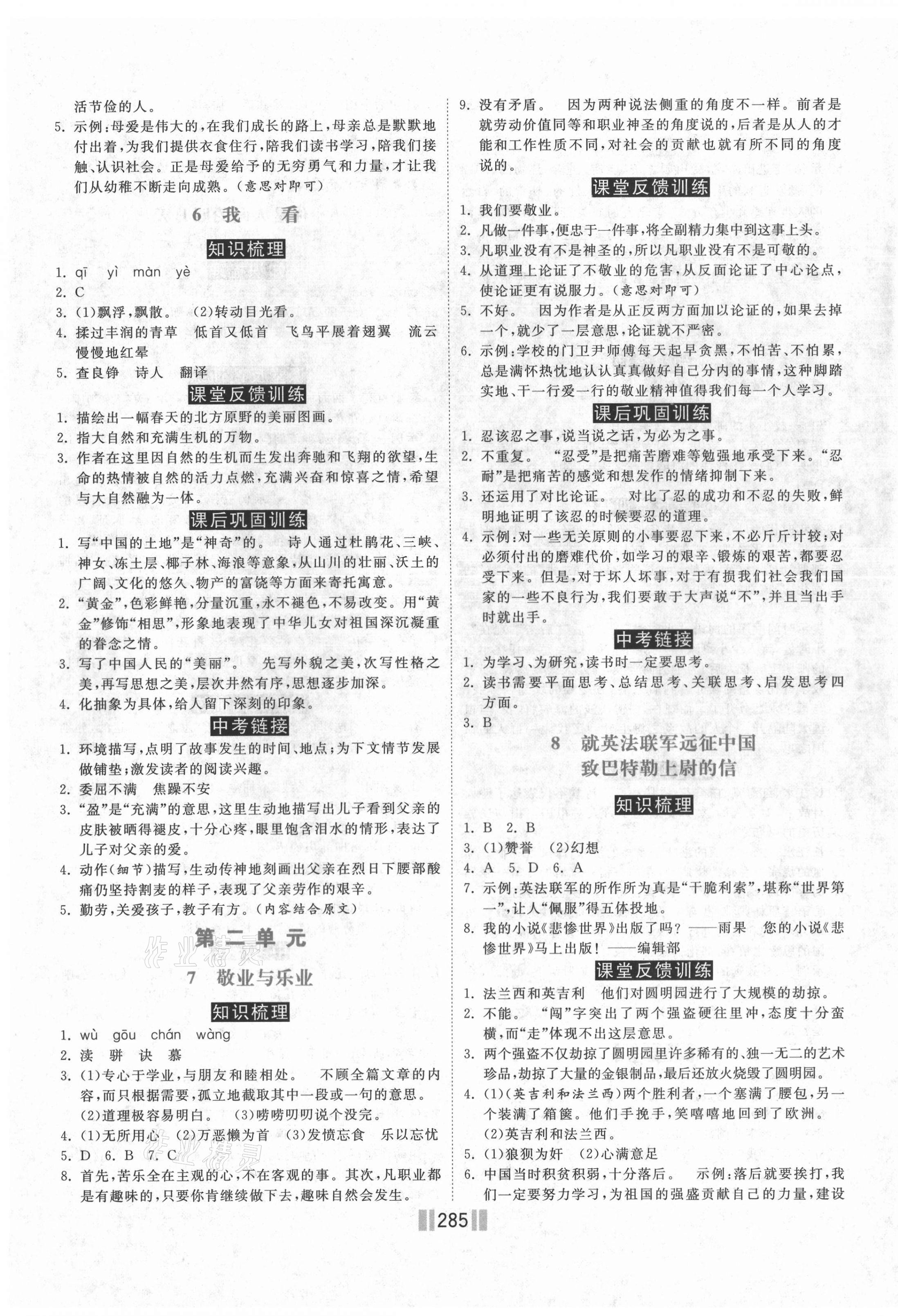 2021年贏在燕趙初中總復(fù)習(xí)課時(shí)練大提速九年級(jí)語(yǔ)文全一冊(cè)人教版 第3頁(yè)