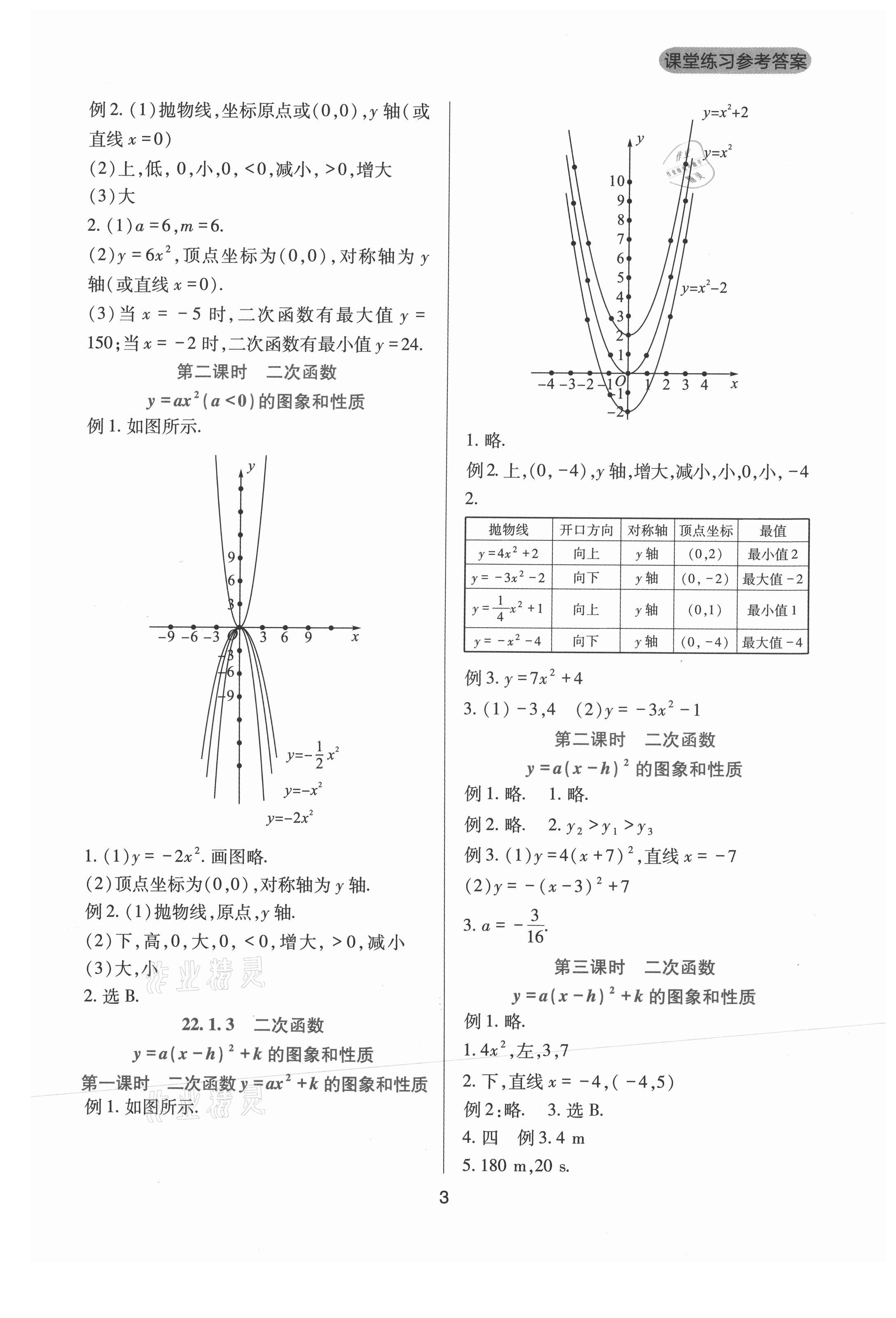 2021年新课程实践与探究丛书九年级数学上册人教版 第3页