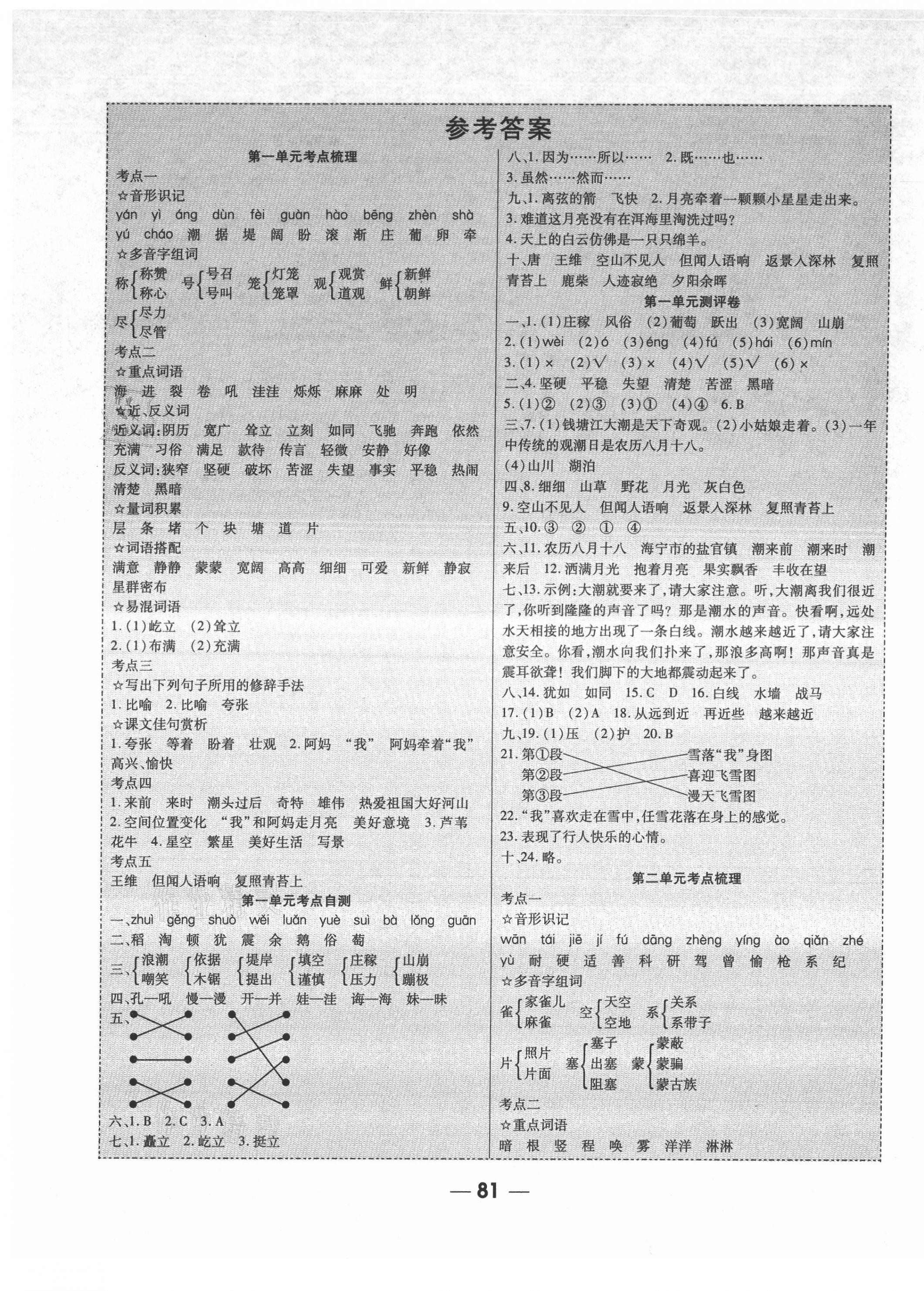 2021年成功一號(hào)名卷天下課時(shí)練測(cè)試卷四年級(jí)語(yǔ)文上冊(cè)人教版 第1頁(yè)