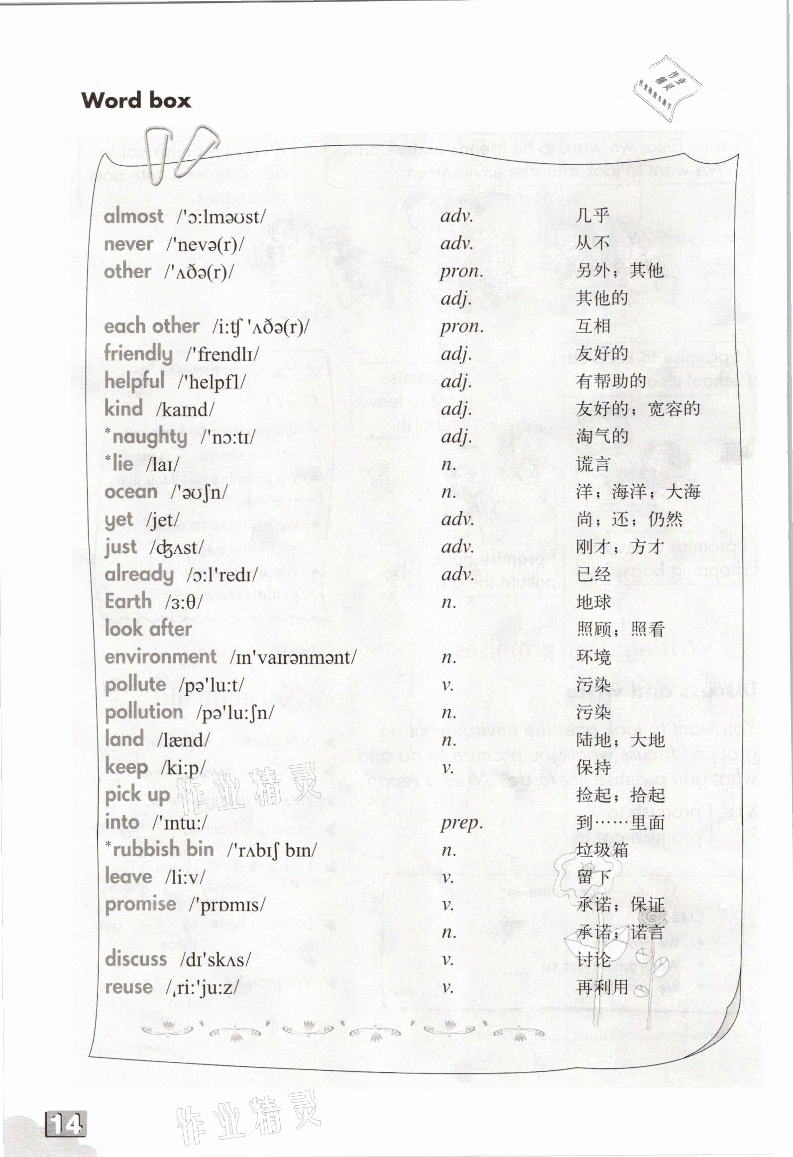 2021年教材課本六年級英語第一學(xué)期滬教版54制 參考答案第25頁