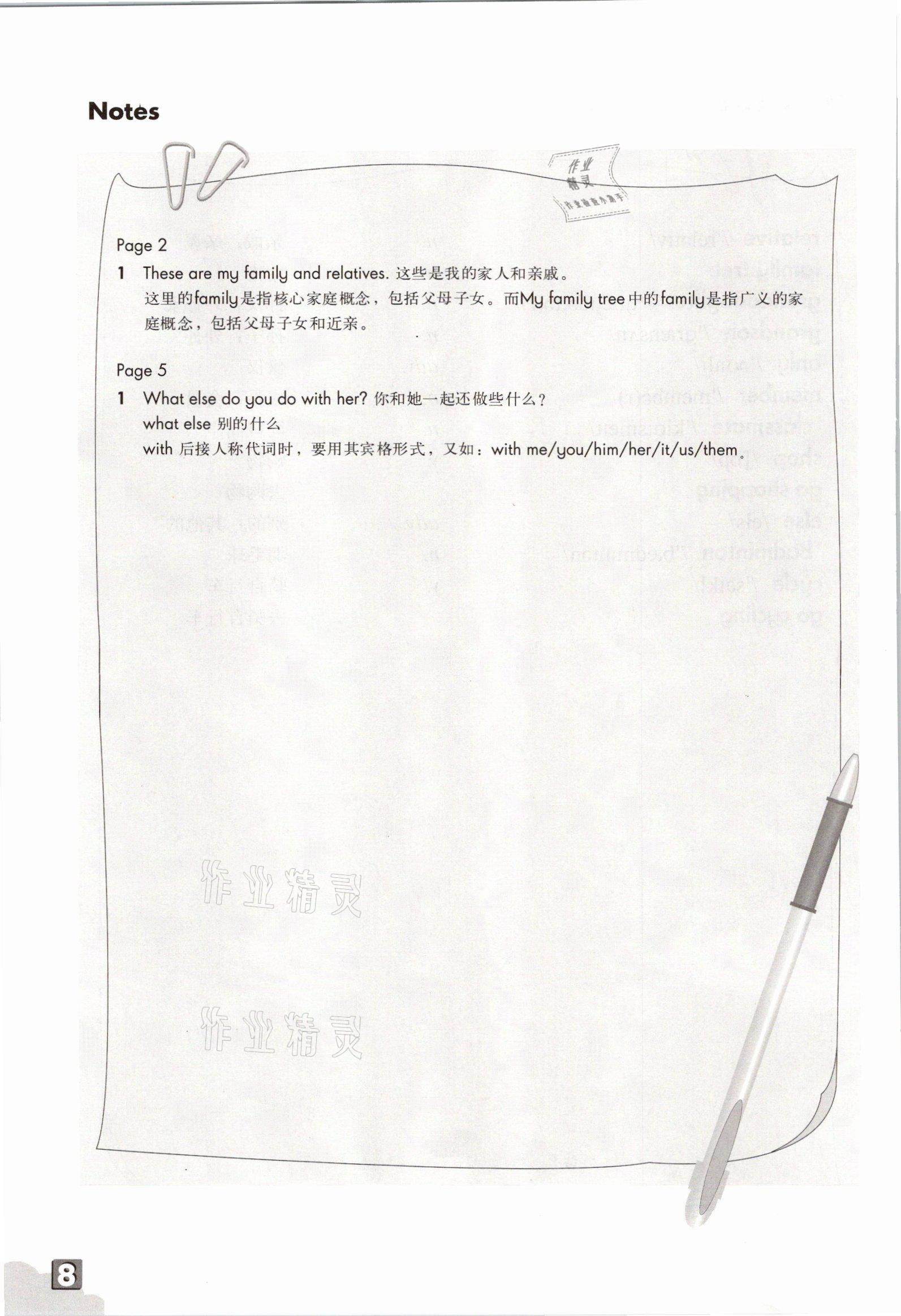 2021年教材課本六年級英語第一學期滬教版54制 參考答案第13頁