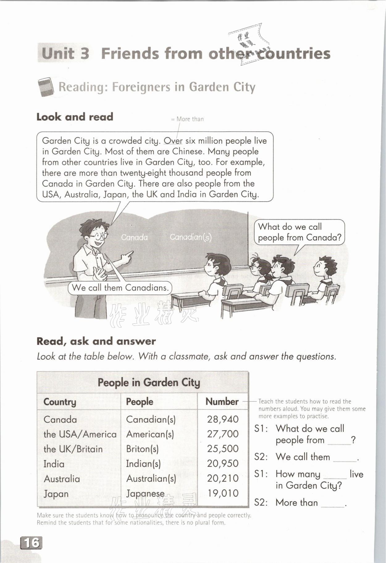 2021年教材課本七年級英語第一學期滬教版54制 參考答案第25頁