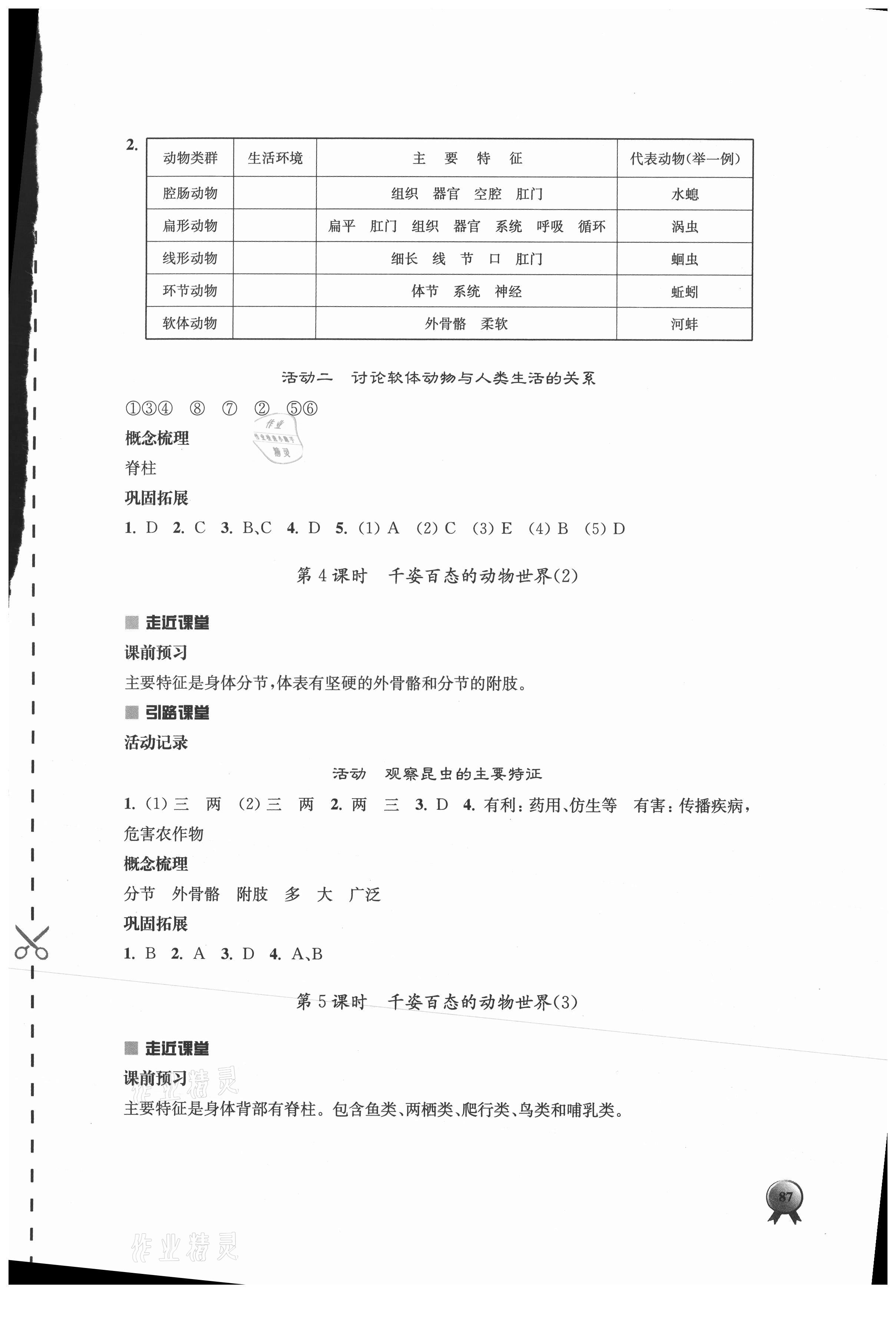 2021年伴你学八年级生物上册苏教版 第3页