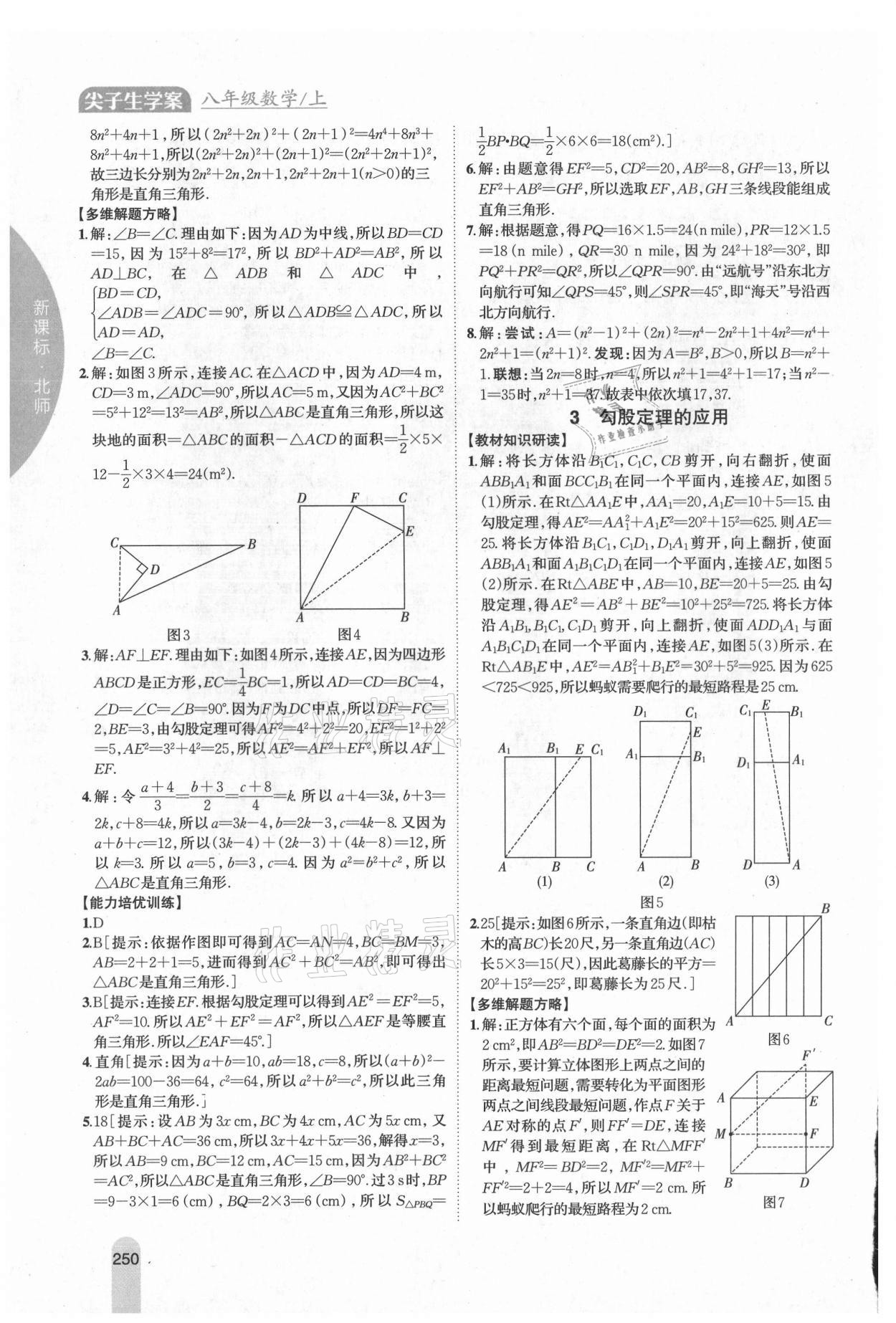 2021年尖子生學(xué)案八年級(jí)數(shù)學(xué)上冊(cè)北師大版 第2頁(yè)