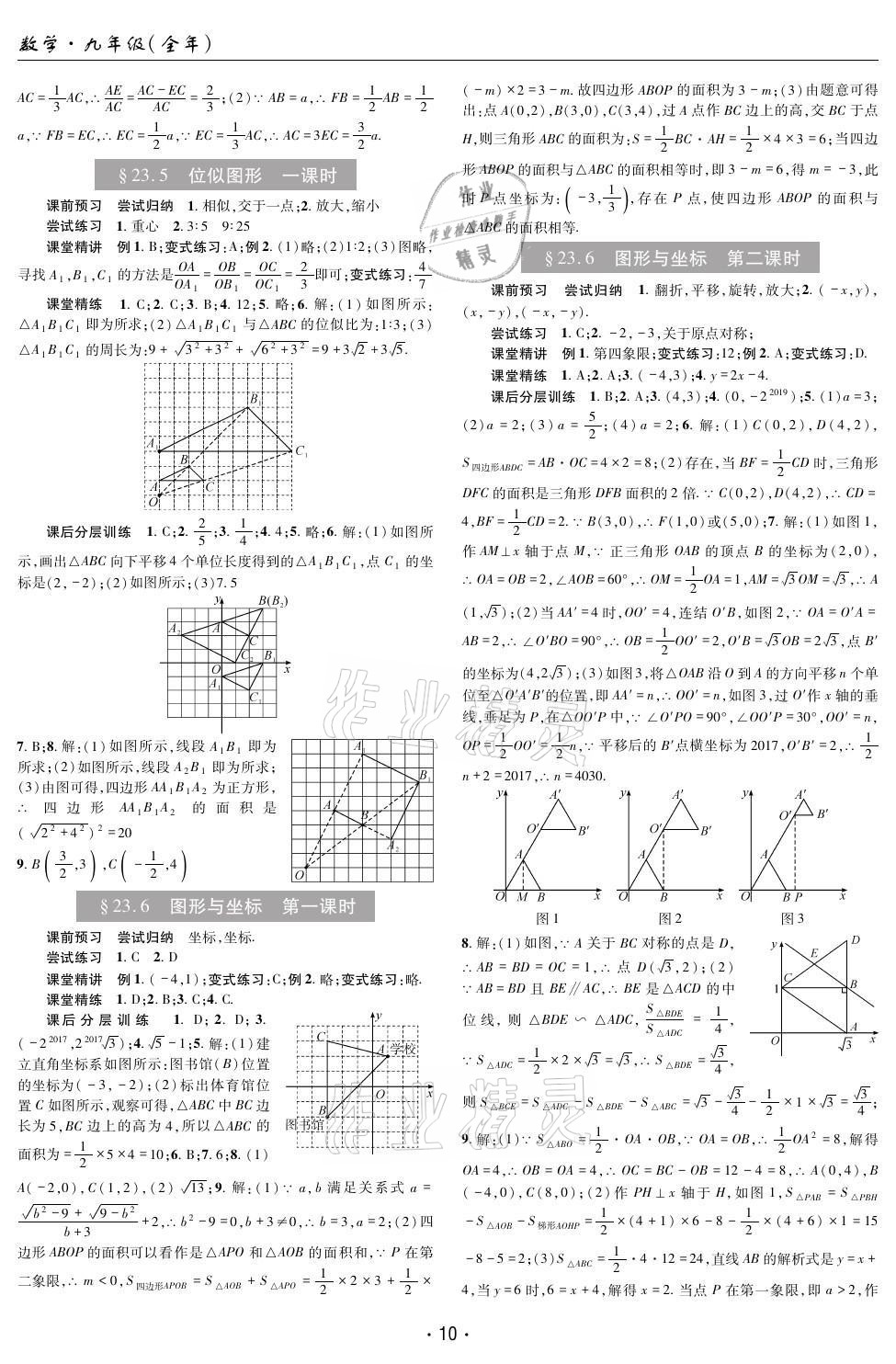 2021年理科愛好者九年級數(shù)學(xué)全一冊華師大版12~13期 參考答案第9頁