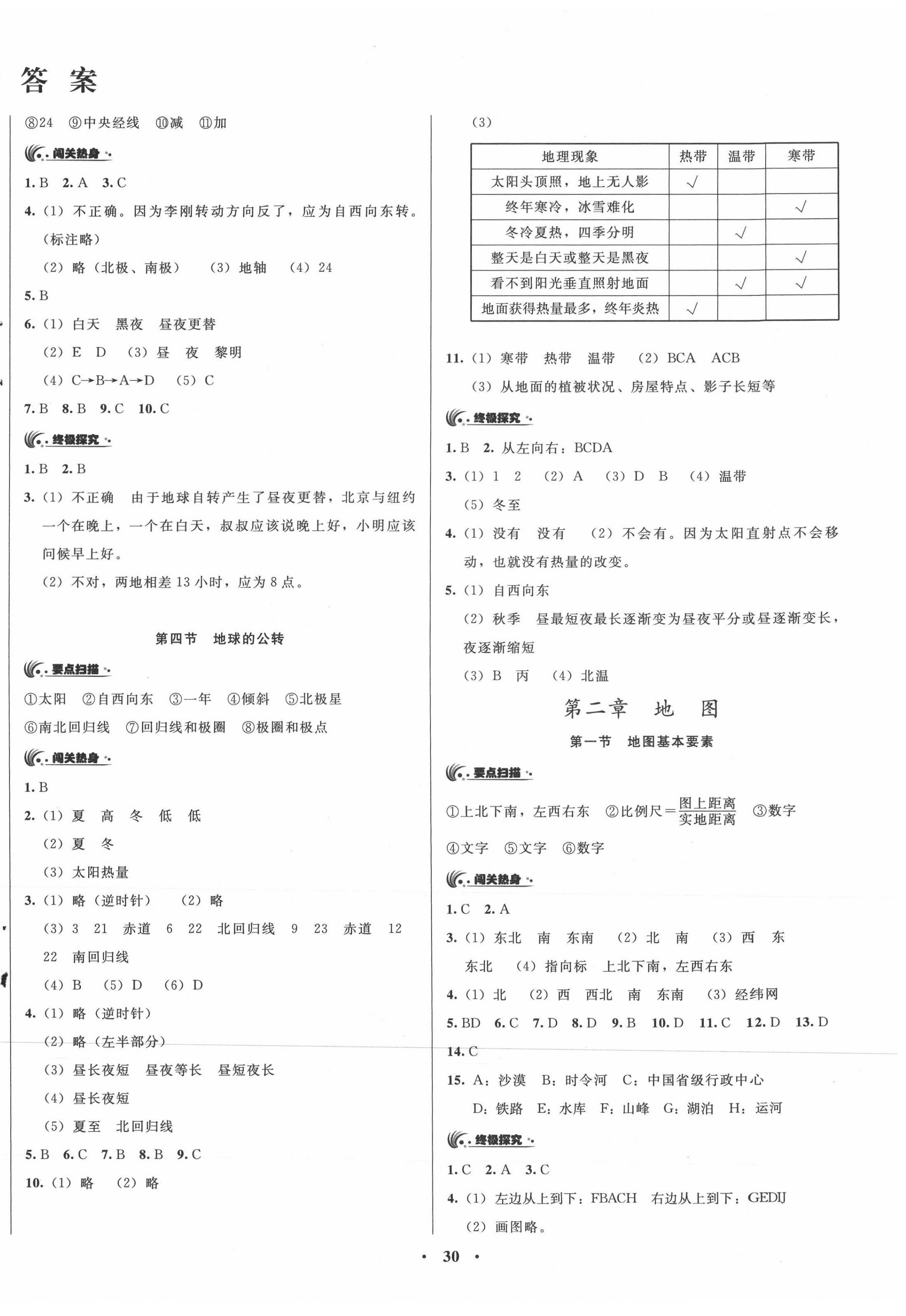 2021年新地理同步练习七年级上册商务星球版 第2页