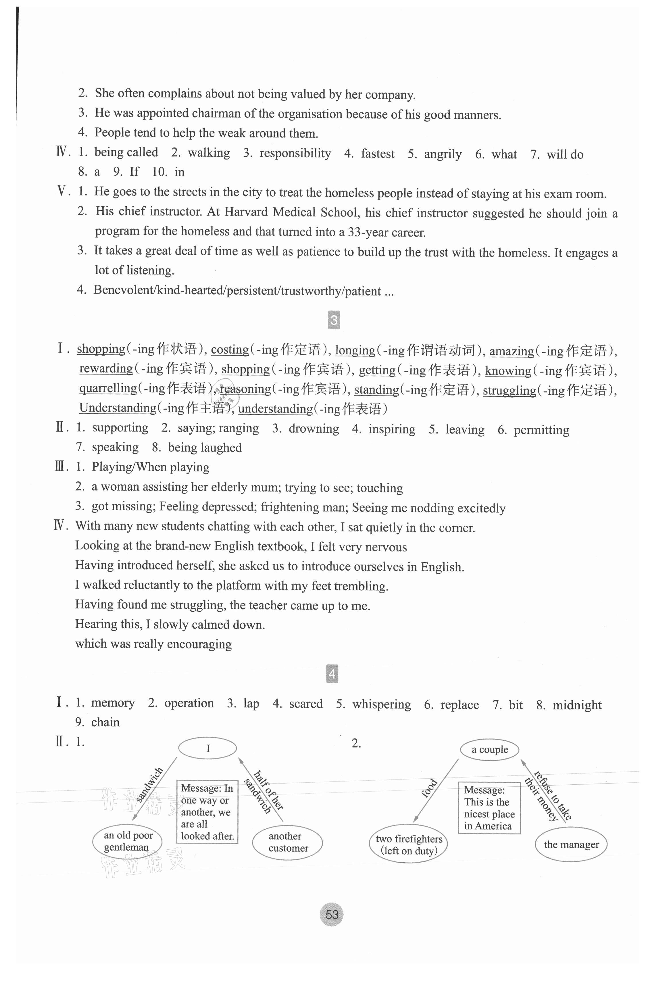 2022年作業(yè)本浙江教育出版社高中英語必修第三冊(cè)人教版 參考答案第5頁