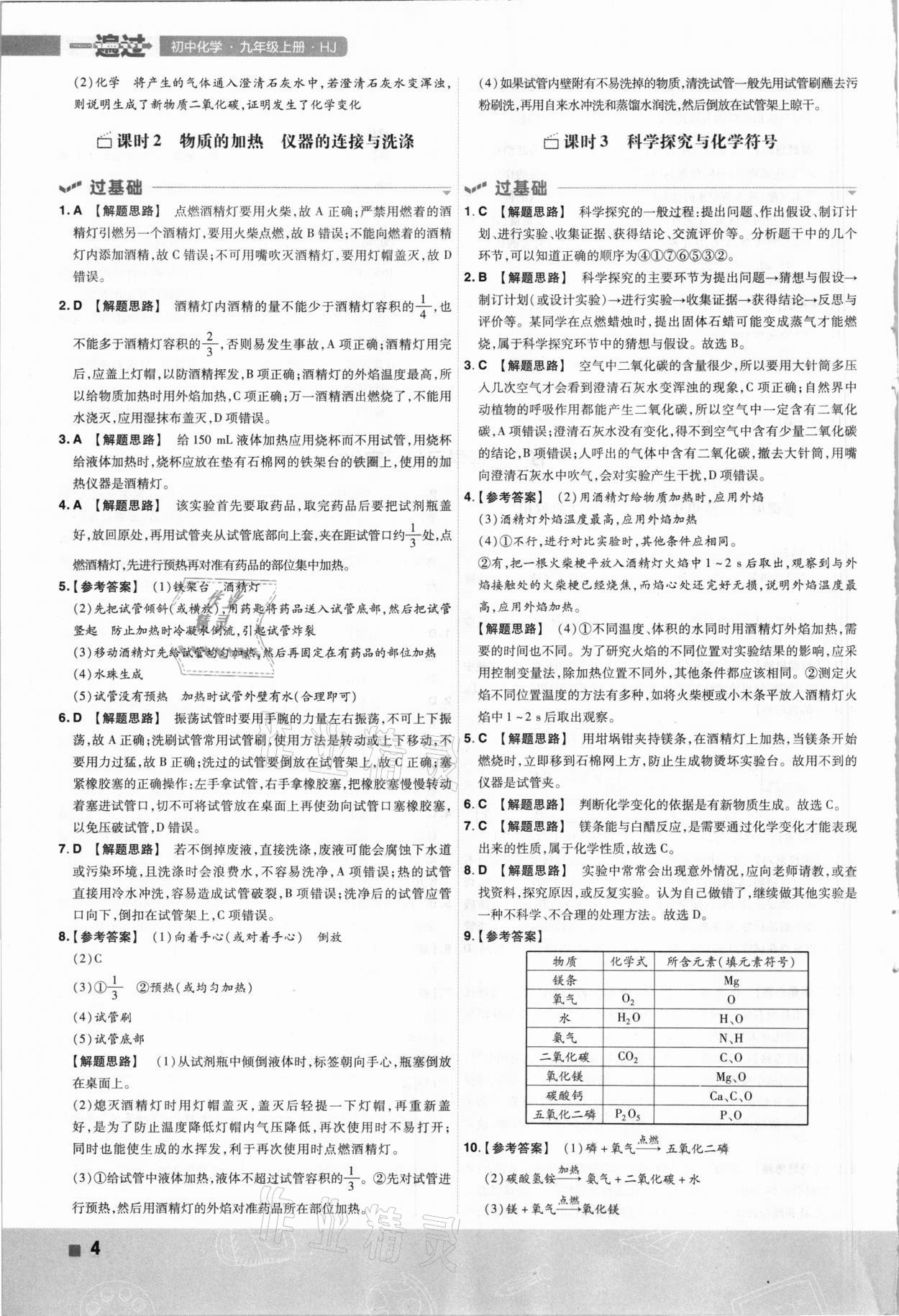 2021年一遍過九年級初中化學(xué)上冊滬教版 第4頁