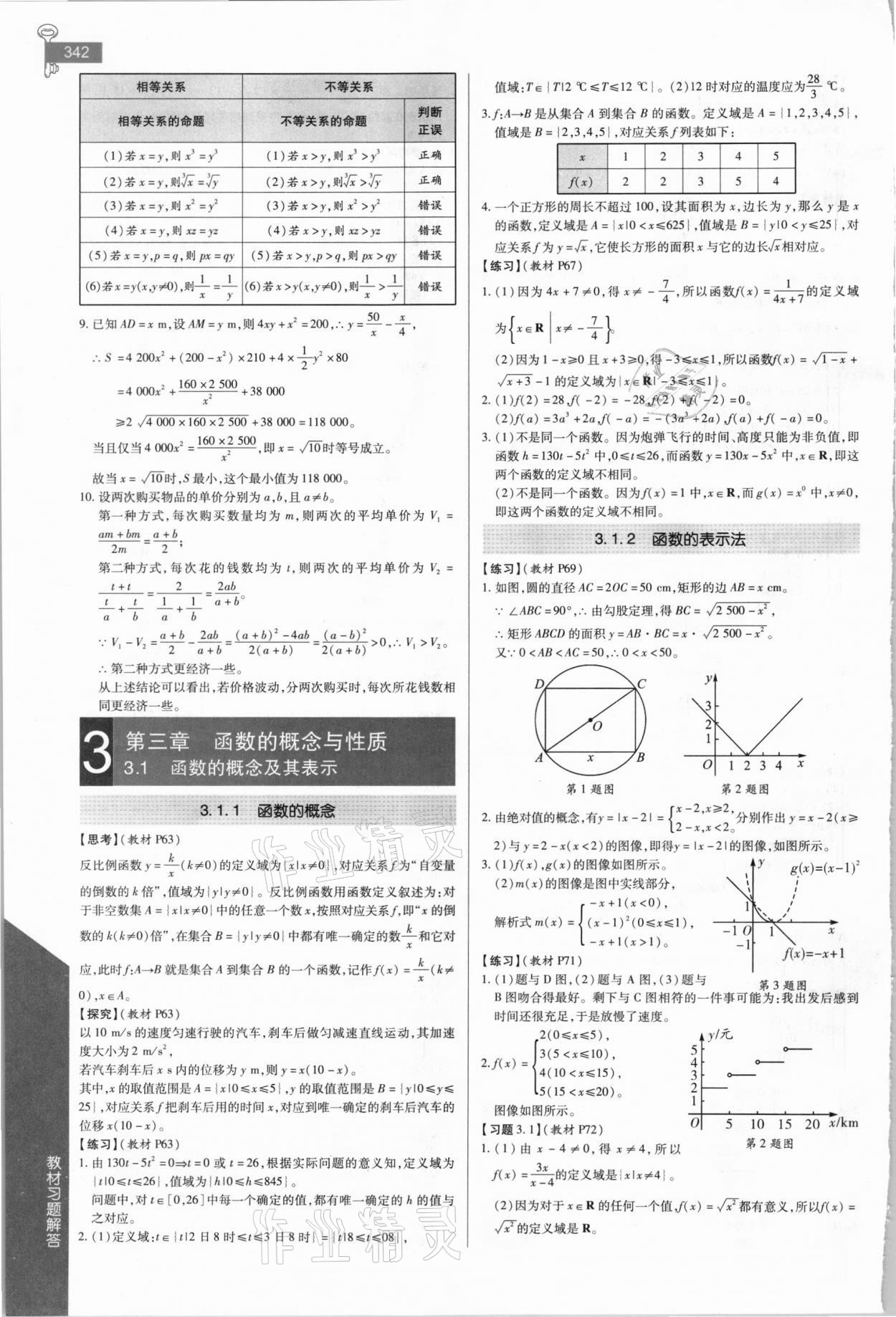 2021年教材課本高中數(shù)學(xué)必修第一冊(cè)人教版 第6頁(yè)