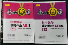 2021年春如金卷課時(shí)作業(yè)AB本八年級數(shù)學(xué)上冊北師大版