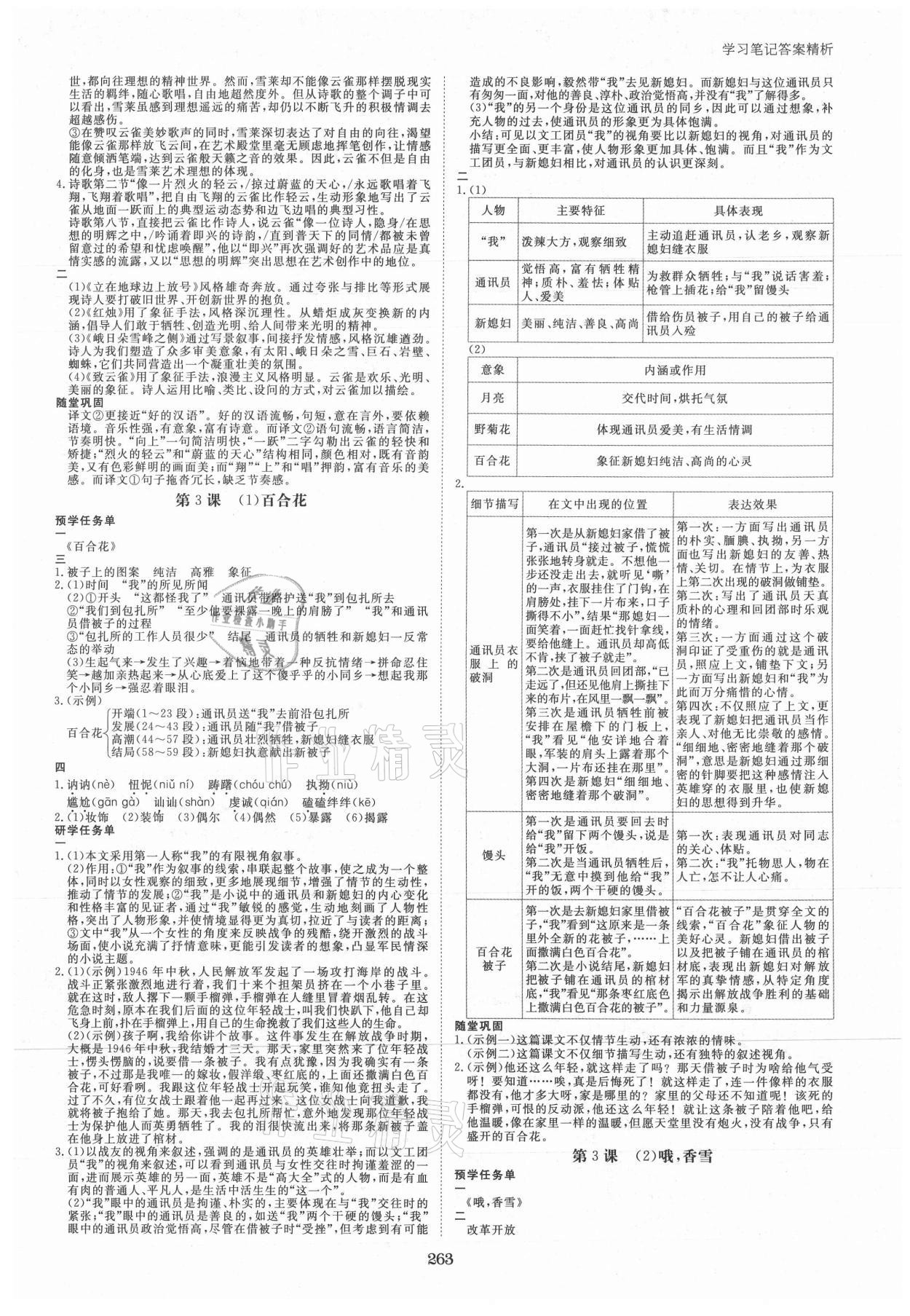 2021年步步高學(xué)習(xí)筆記語文必修上冊 第3頁