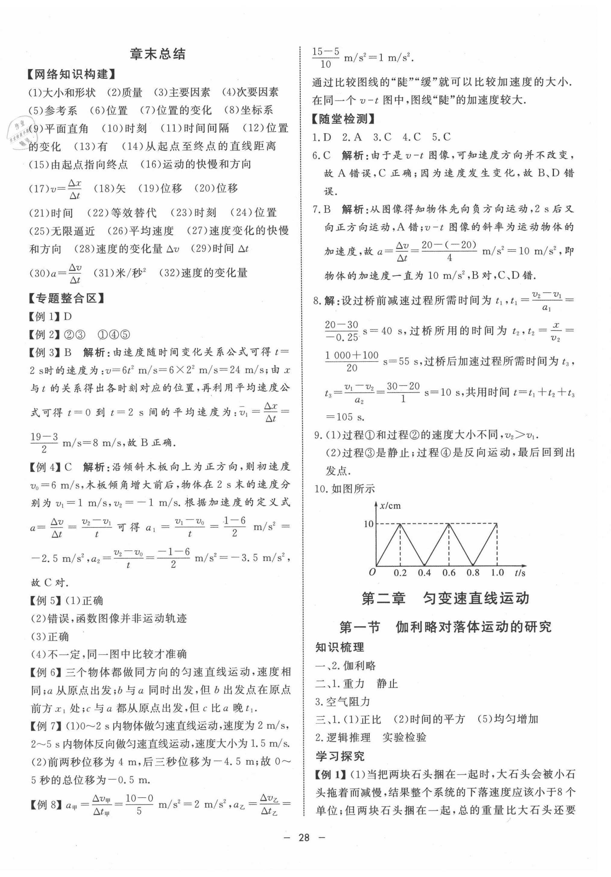 2021年鐘書金牌金典導學案高中物理必修第一冊滬教版 第4頁