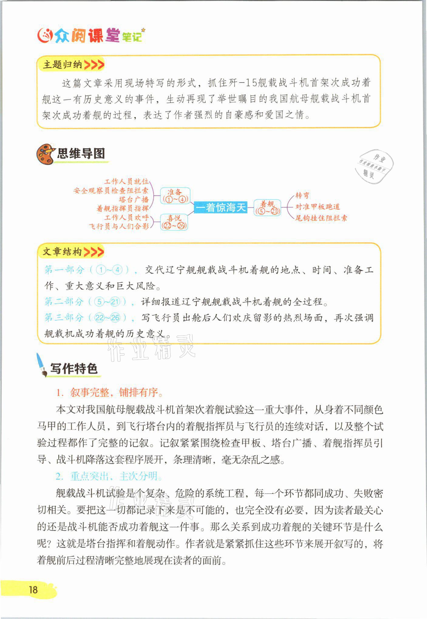 2021年課堂筆記八年級(jí)語(yǔ)文上冊(cè)人教版 參考答案第18頁(yè)