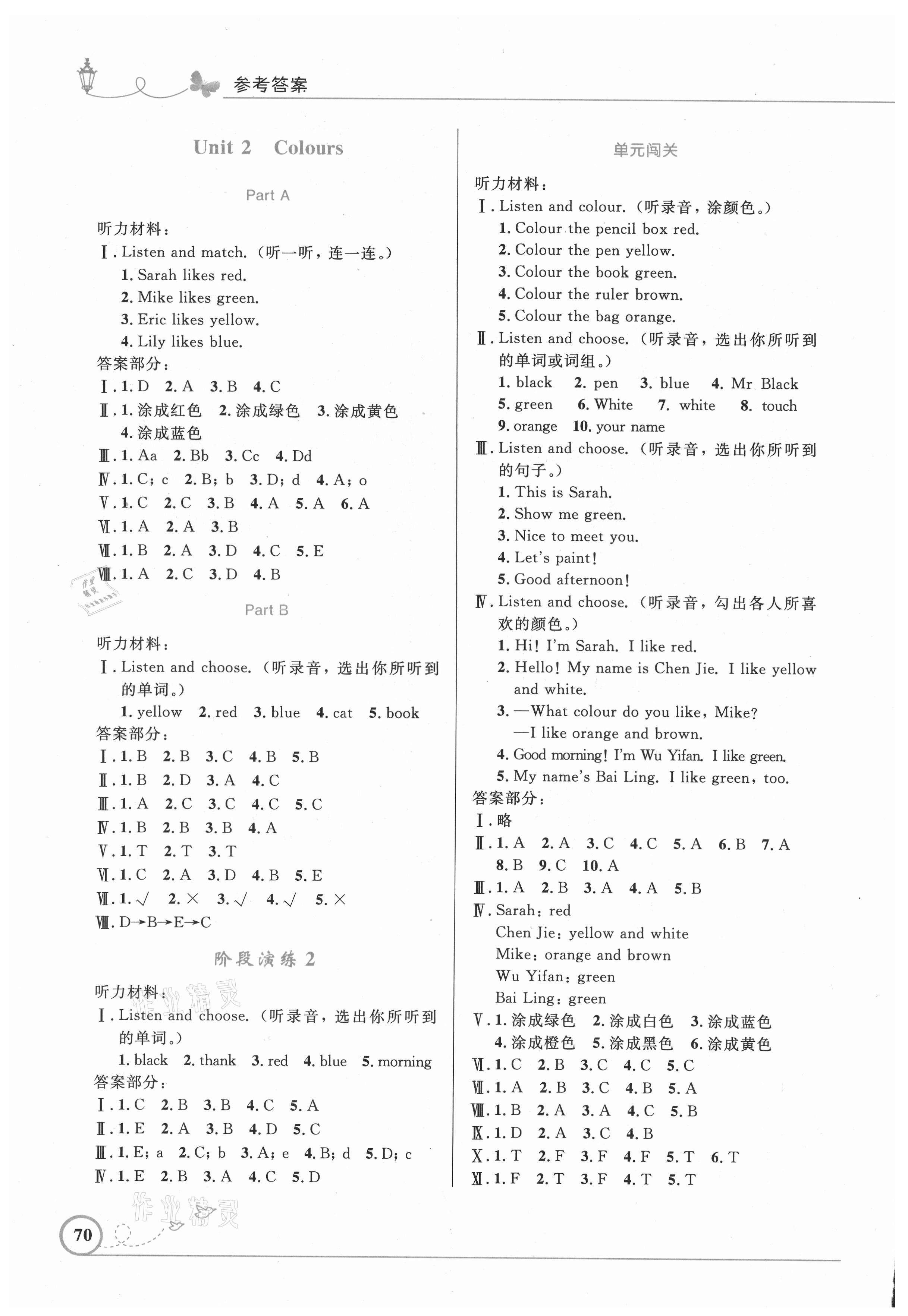 2021年小學同步測控優(yōu)化設(shè)計三年級英語上冊人教版精編版 第2頁