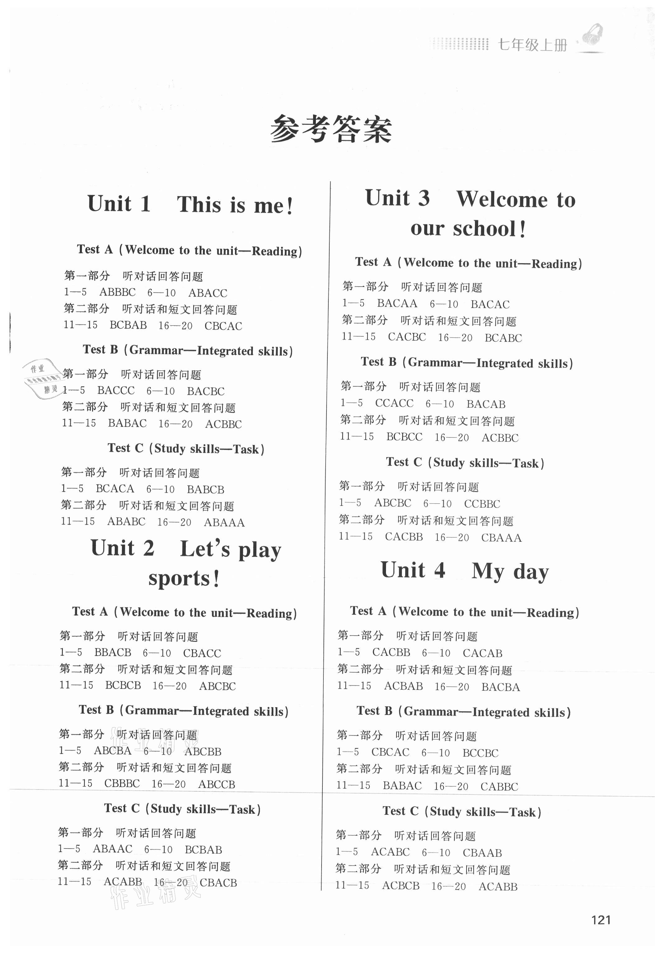 2021年江蘇省英語人機(jī)對(duì)話考試聽力模擬試題七年級(jí)上冊(cè) 第1頁(yè)