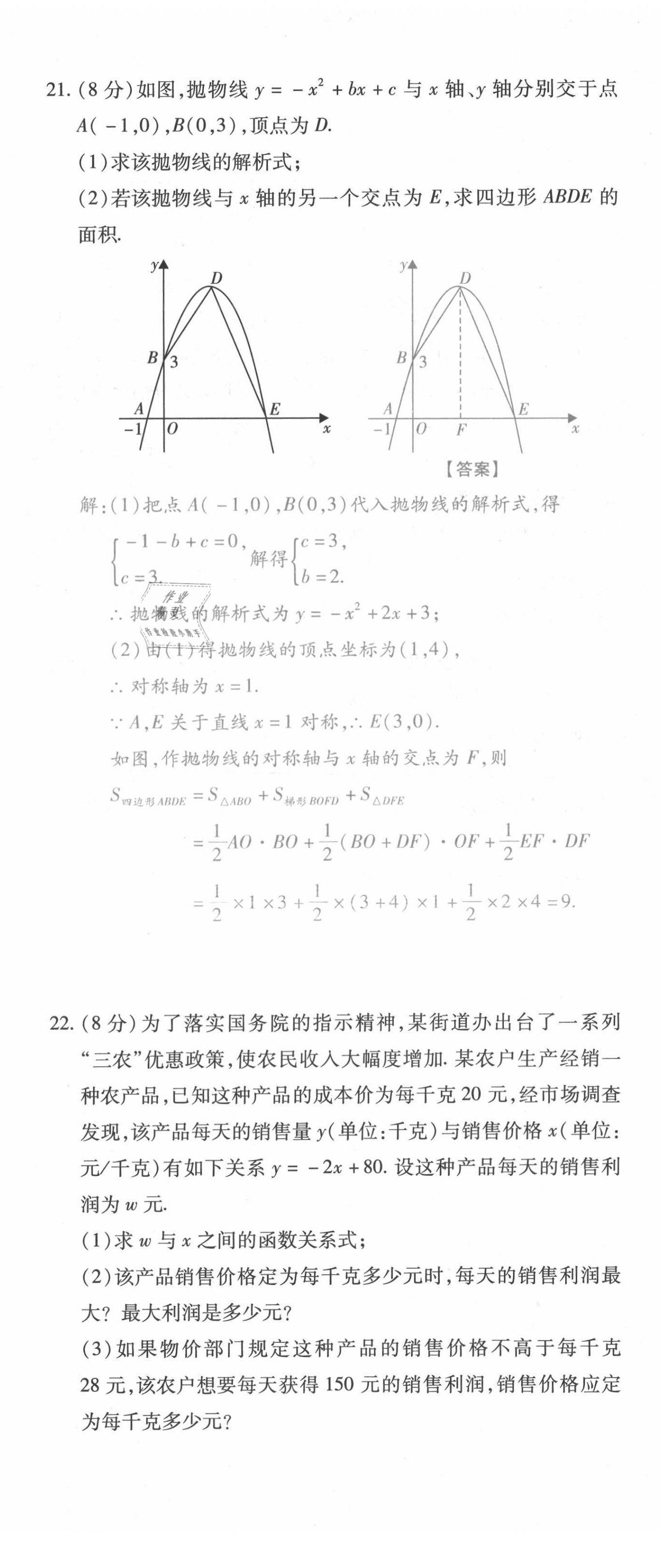 2021年本土攻略九年级数学全一册人教版 第11页