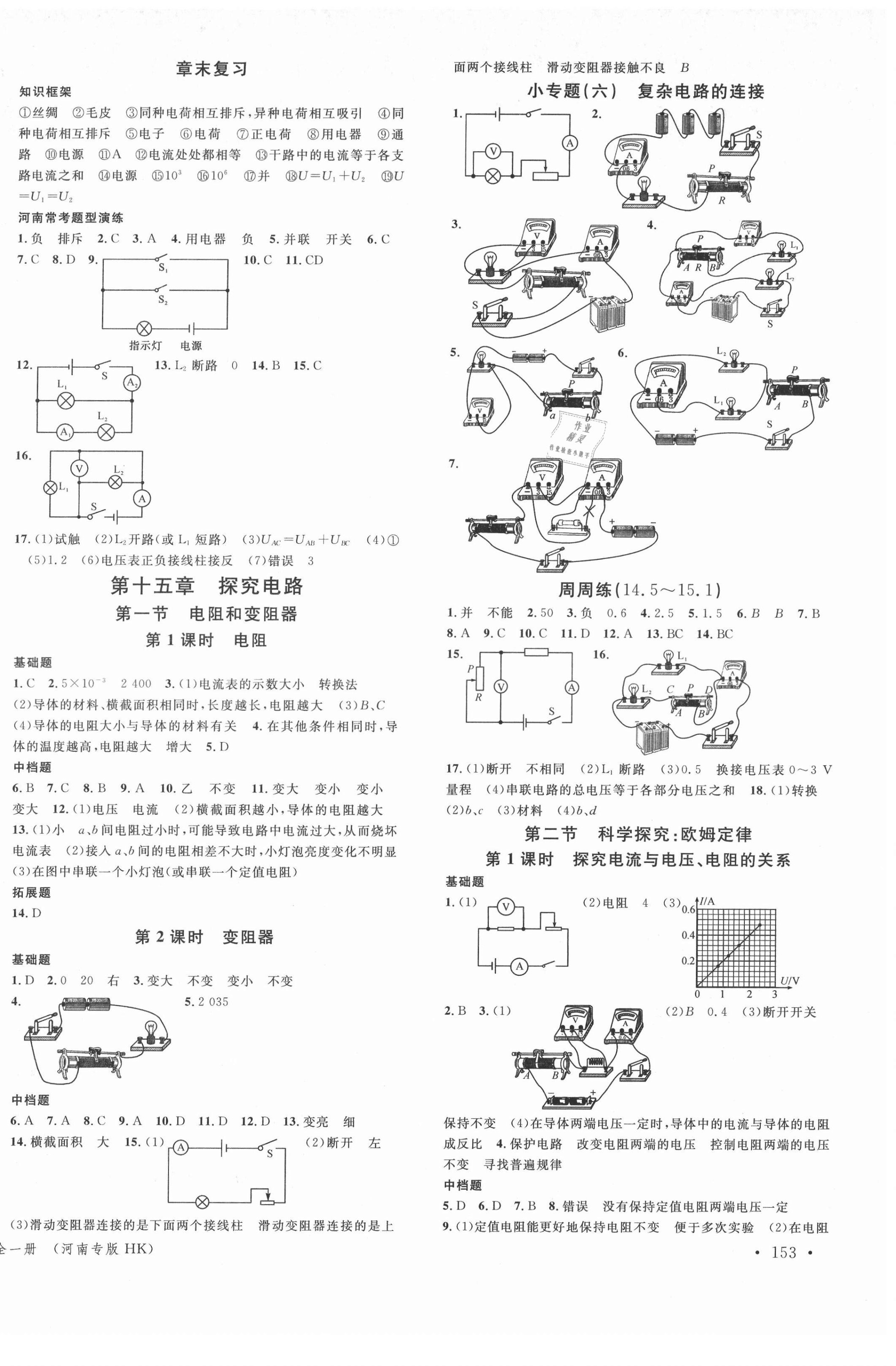 2021年名校課堂九年級(jí)物理全一冊(cè)滬科版1河南專版 第6頁