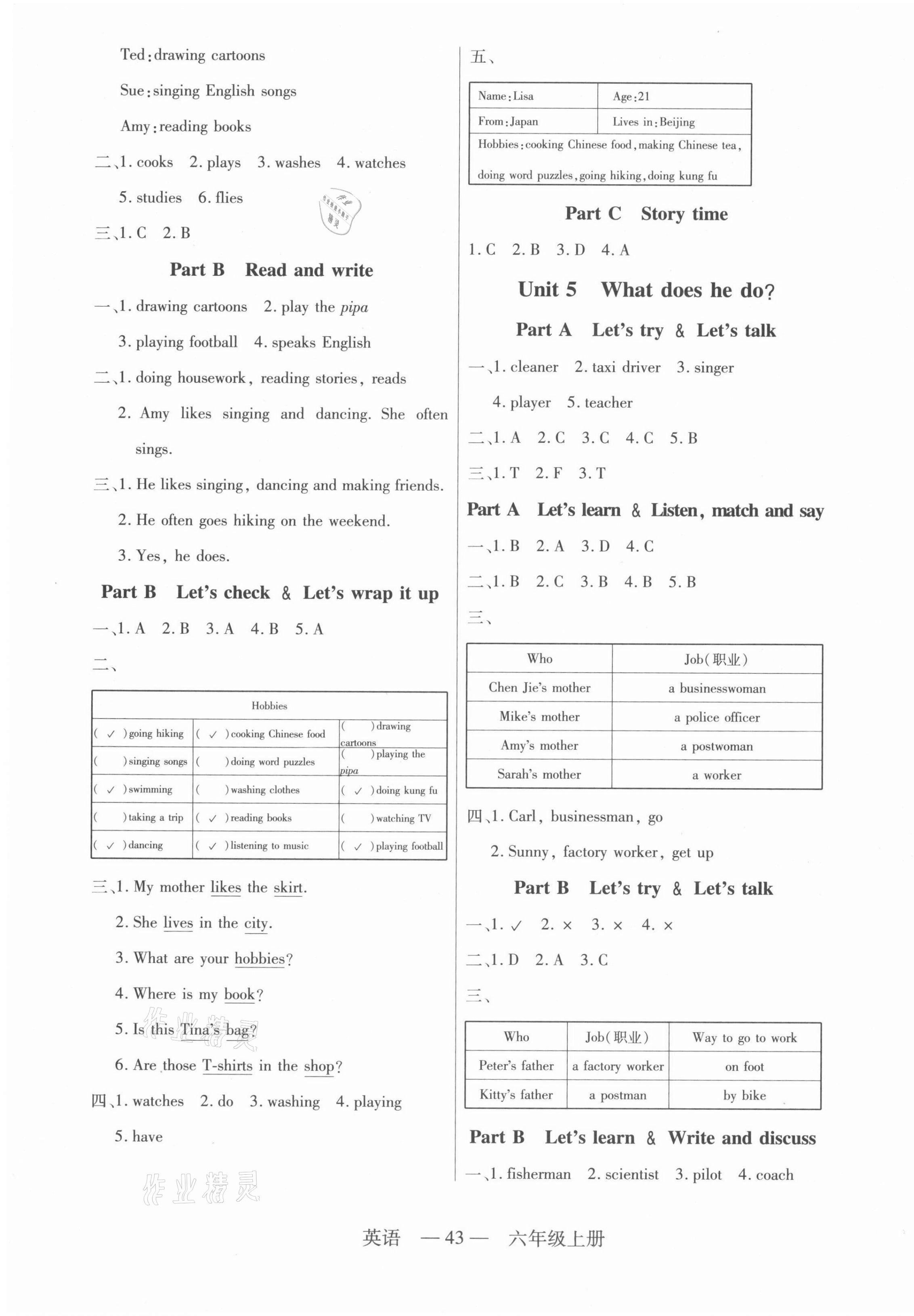 2021年新課程新練習(xí)六年級英語上冊人教版 第4頁