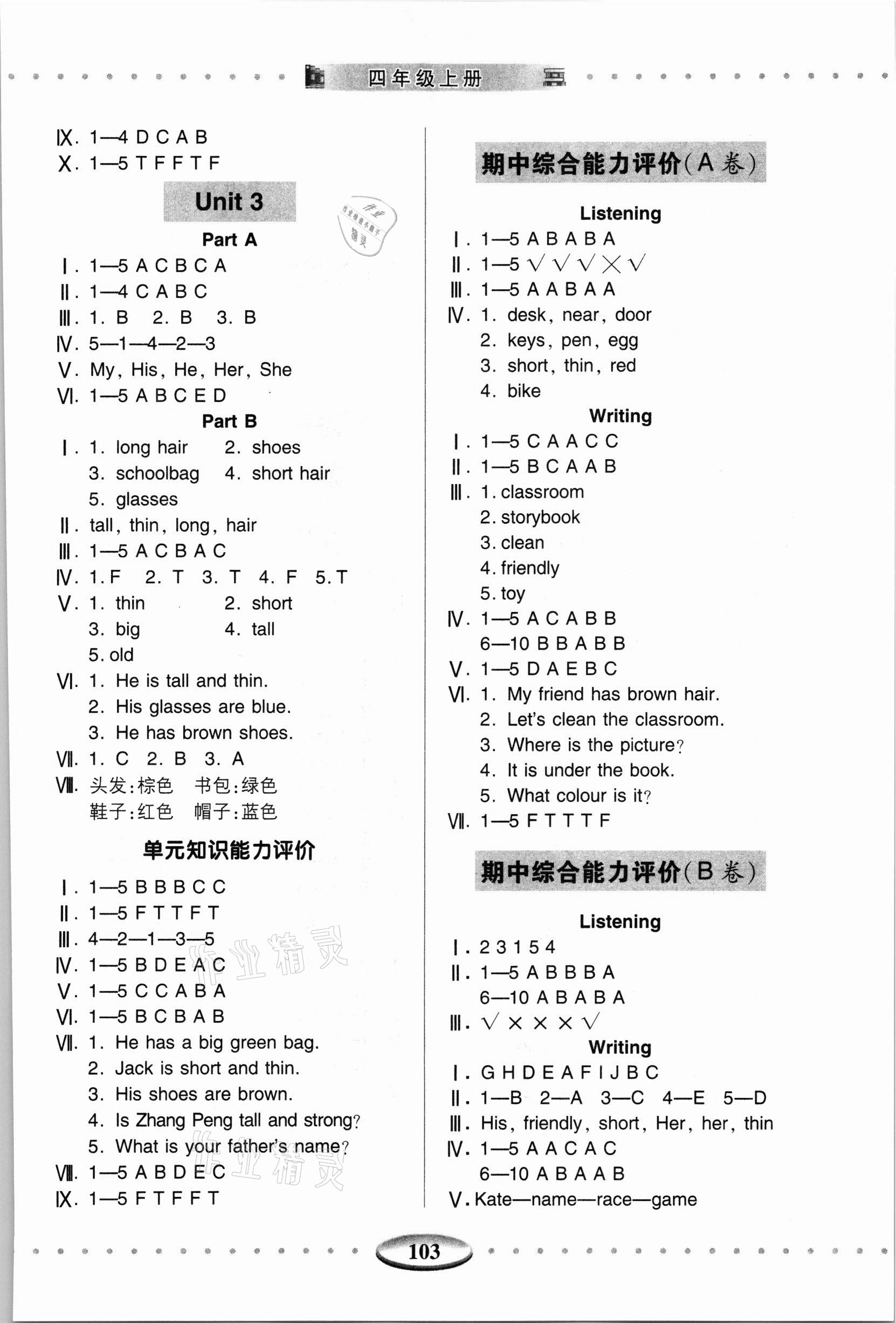 2021年智慧學(xué)習(xí)明天出版社四年級(jí)英語上冊(cè)人教版 第2頁