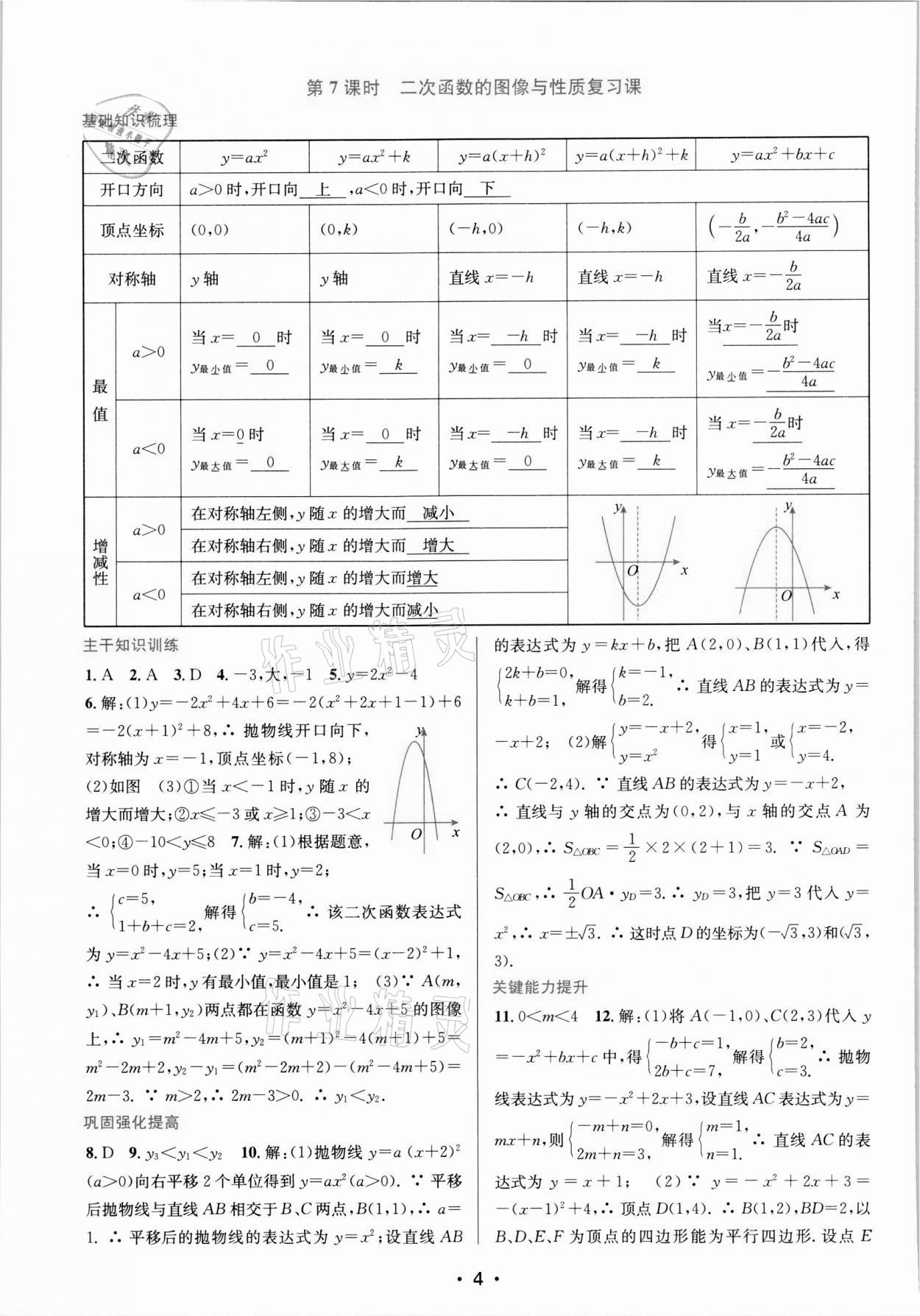 2022年創(chuàng)新課時作業(yè)本九年級數(shù)學下冊蘇科版蘇州專版 第4頁