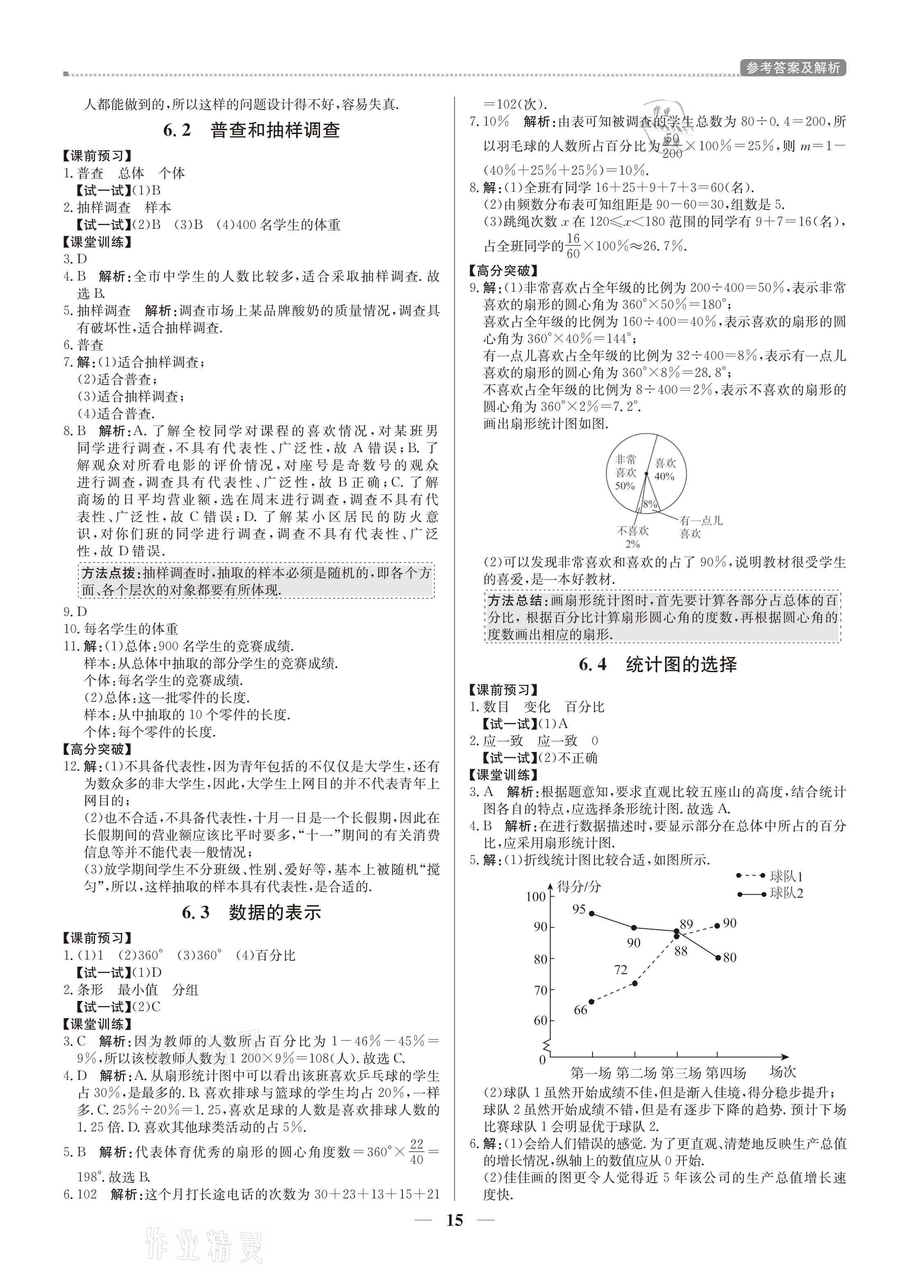 2021年培優(yōu)A計(jì)劃七年級(jí)數(shù)學(xué)上冊北師大版 參考答案第15頁