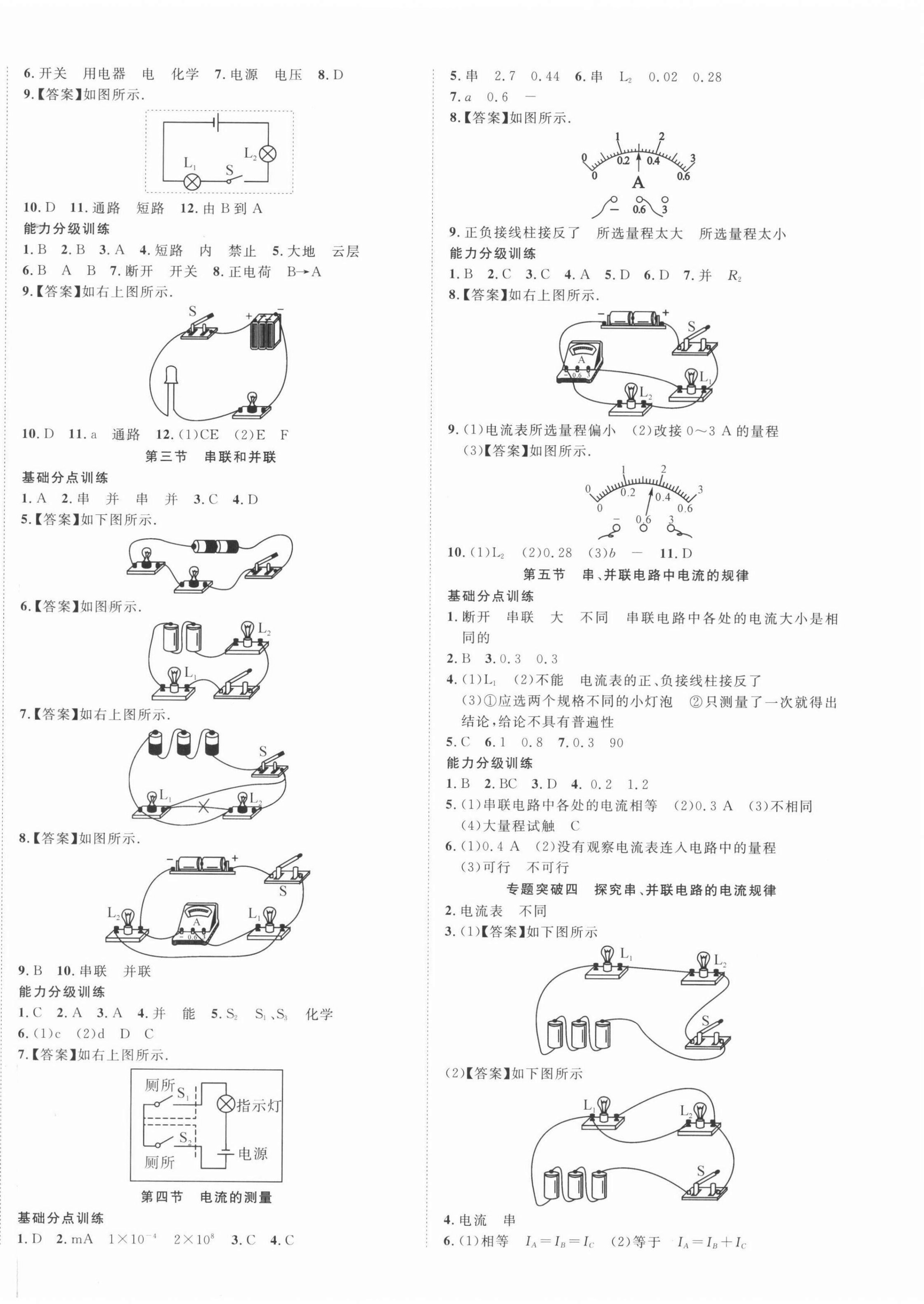 2021年我的作業(yè)九年級(jí)物理上冊(cè)人教版 第4頁