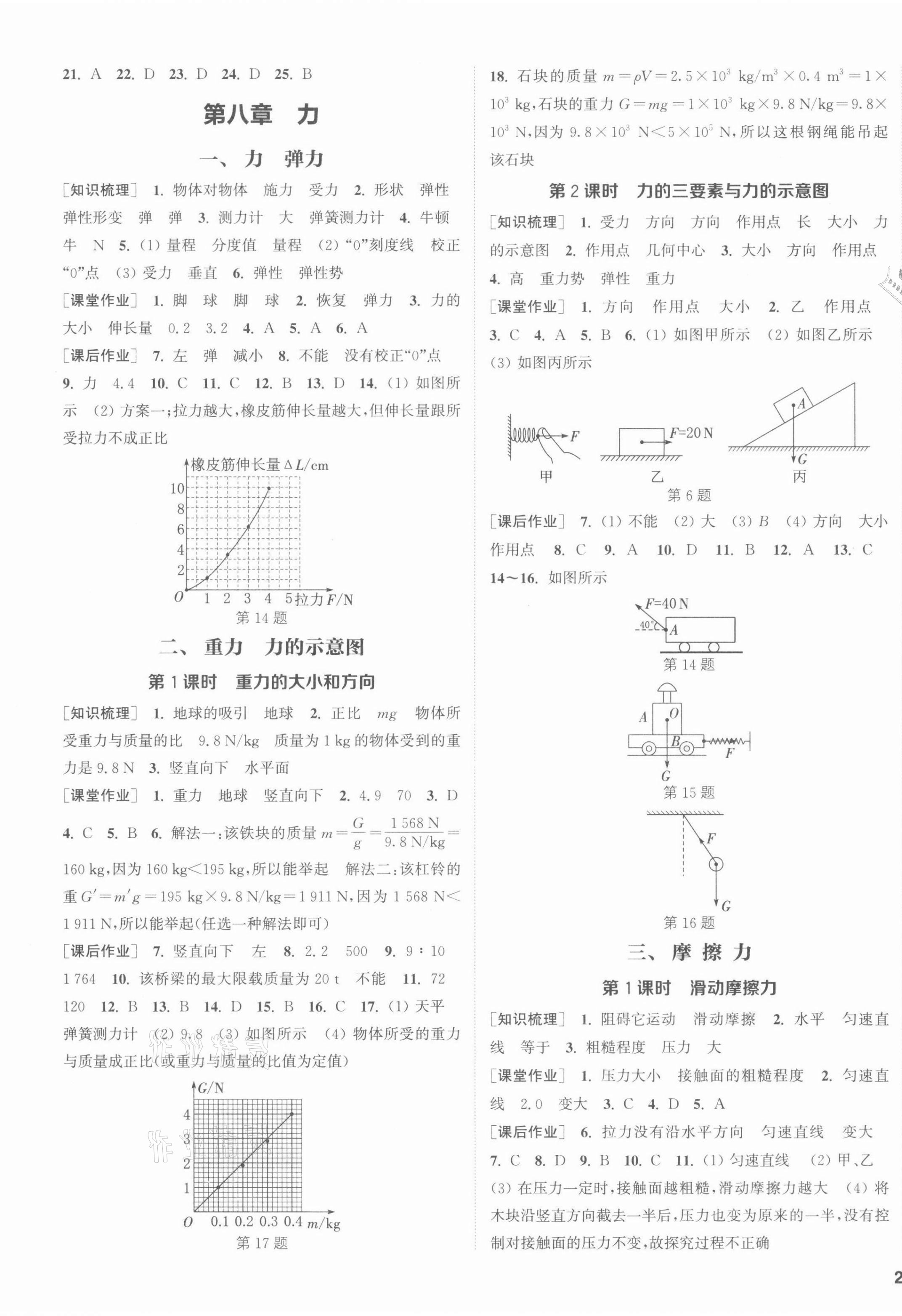 2022年通城學(xué)典課時(shí)作業(yè)本八年級(jí)物理下冊(cè)蘇科版江蘇專版 第5頁(yè)