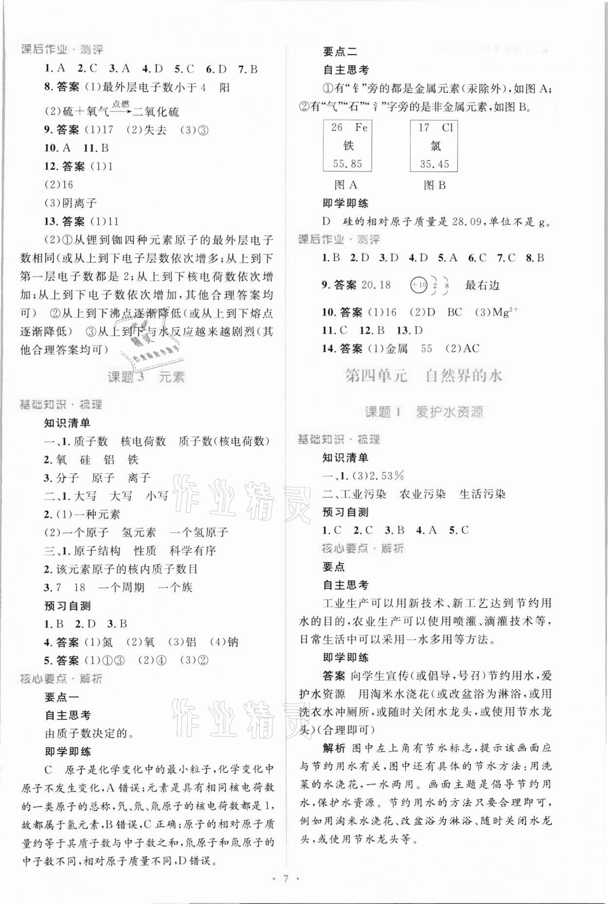 2021年人教金學(xué)典優(yōu)化測控同步解析與測評九年級化學(xué)全一冊人教版 第7頁