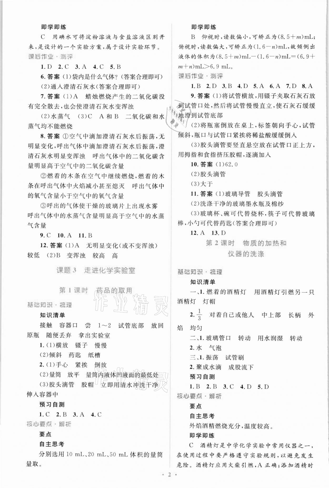 2021年人教金學(xué)典優(yōu)化測(cè)控同步解析與測(cè)評(píng)九年級(jí)化學(xué)全一冊(cè)人教版 第2頁(yè)