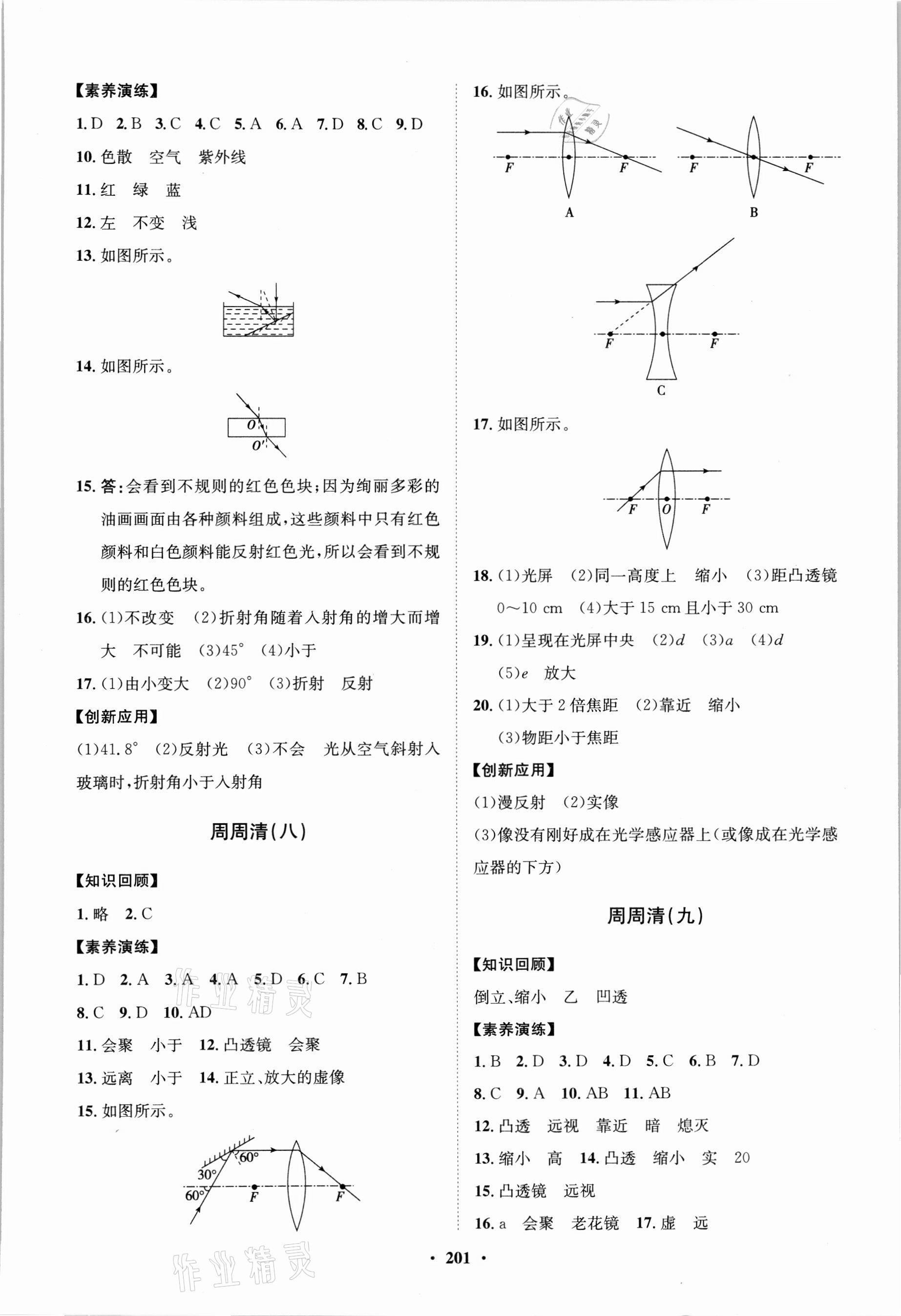 2021年同步练习册分层卷八年级物理全一册沪科版 第5页