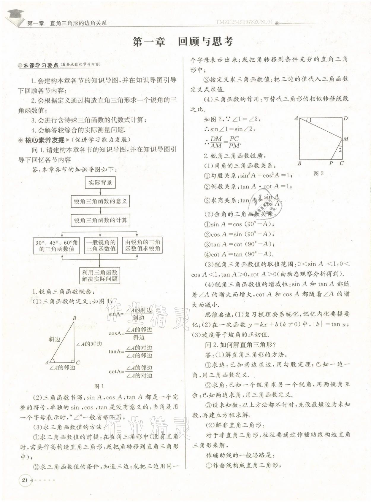 2022年每日核心導學九年級數(shù)學下冊北師大版 第21頁