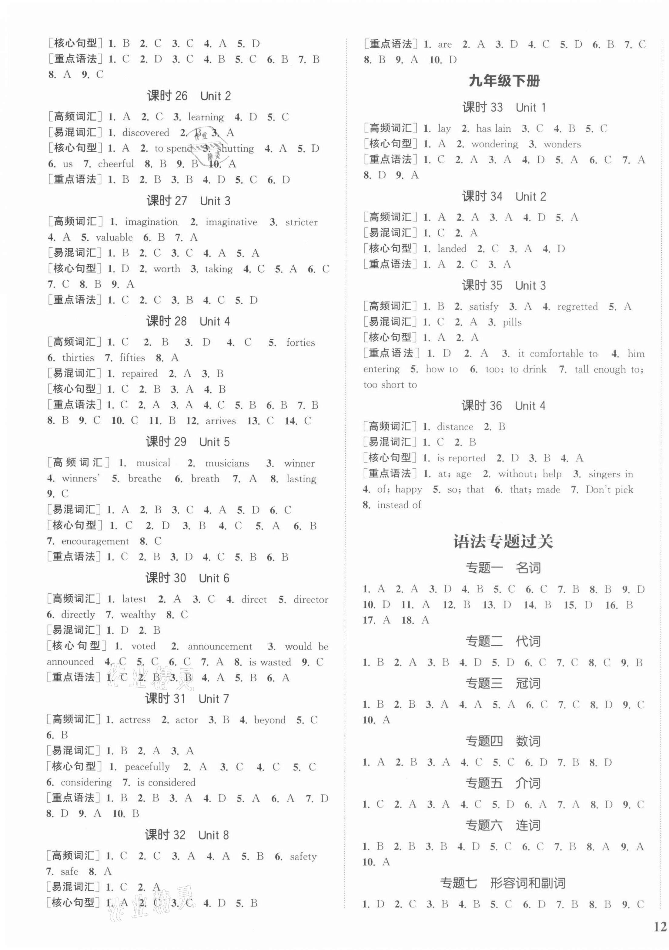 2022年通城1典中考复习方略英语南通专用 第3页