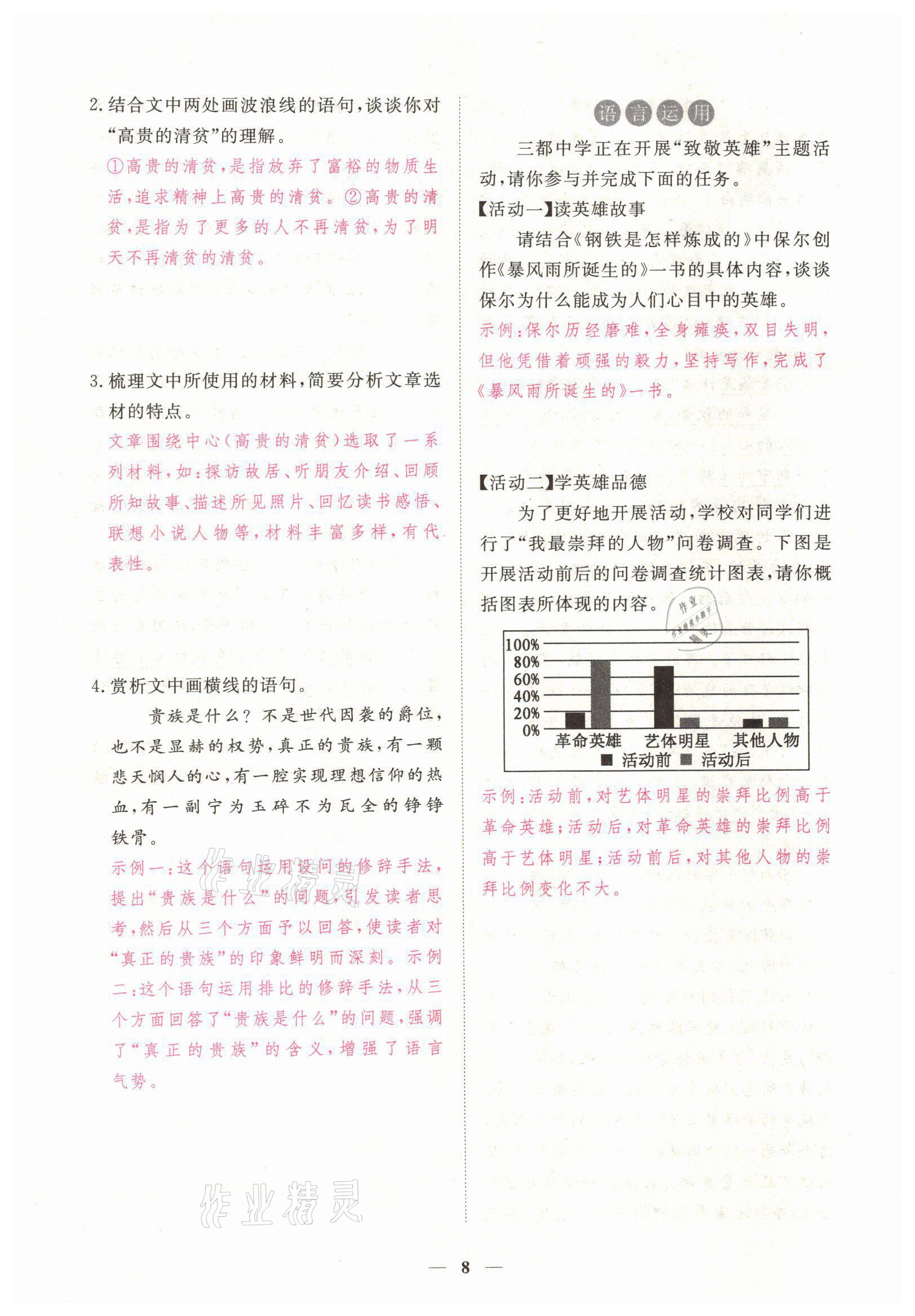 2022年一課一練創(chuàng)新練習(xí)九年級(jí)語(yǔ)文下冊(cè)人教版 第8頁(yè)