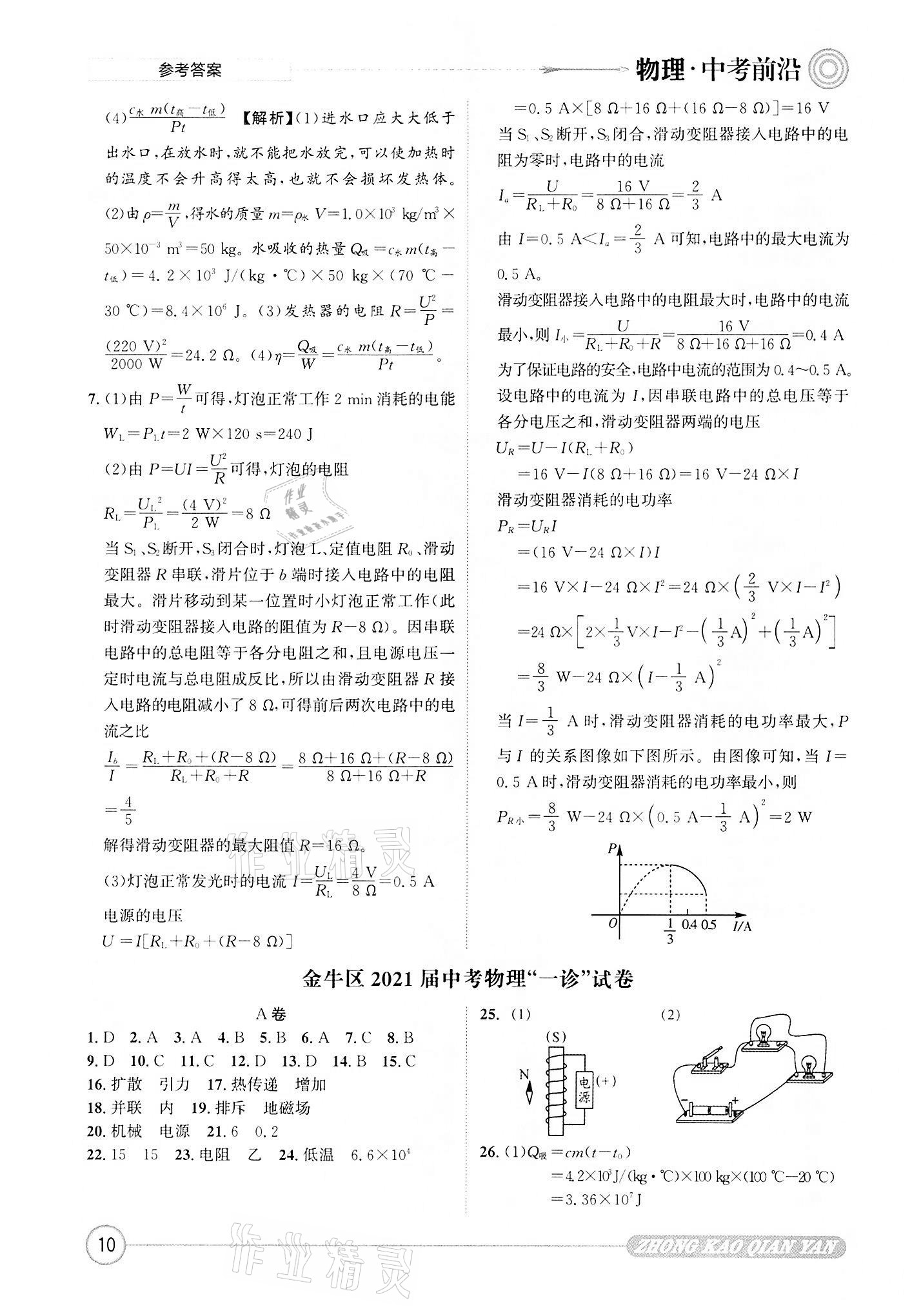 2022年中考前沿物理 第10頁