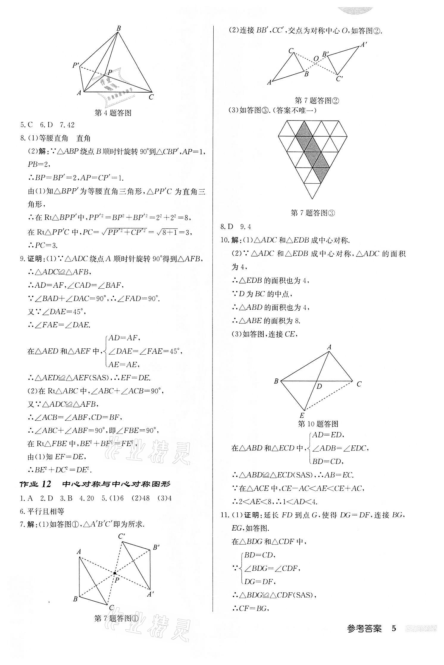 2022年启东中学作业本八年级数学下册苏科版宿迁专版 第5页