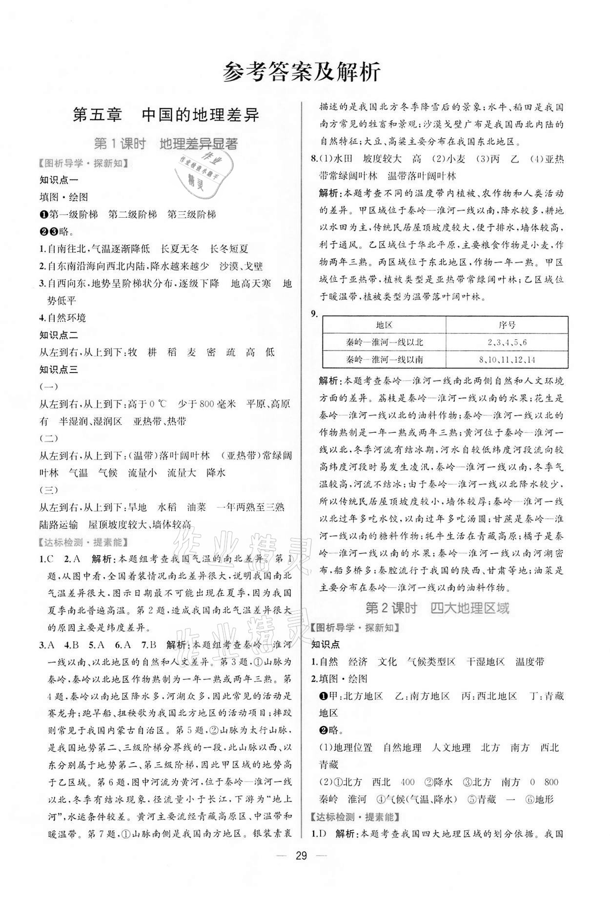 2022年同步導(dǎo)學(xué)案課時(shí)練八年級(jí)地理下冊人教版 第1頁