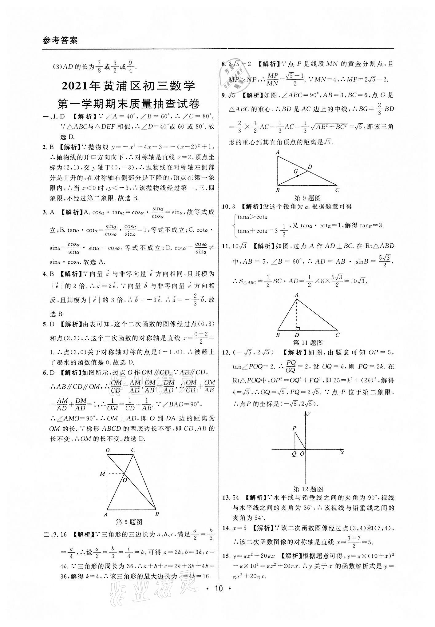 2019~2021年中考實(shí)戰(zhàn)名校在招手?jǐn)?shù)學(xué)一模卷 第10頁(yè)