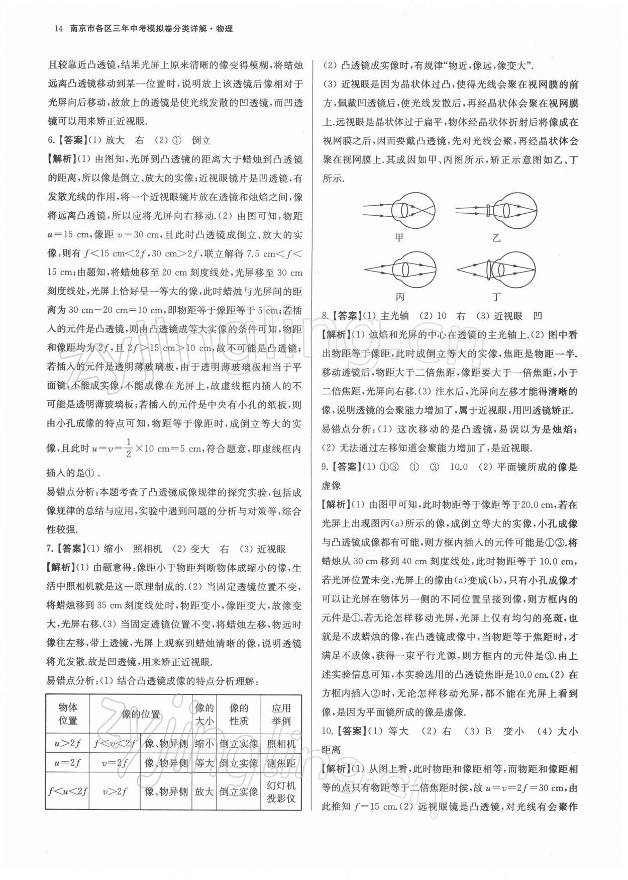 2022年南京市各區三年中考模擬卷分類詳解物理 第14頁
