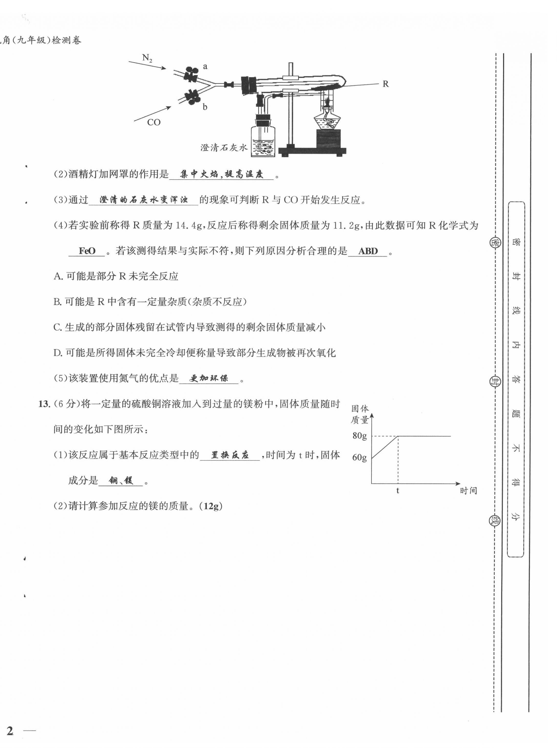 2022年新视角教辅系列丛书九年级化学下册人教版 第4页